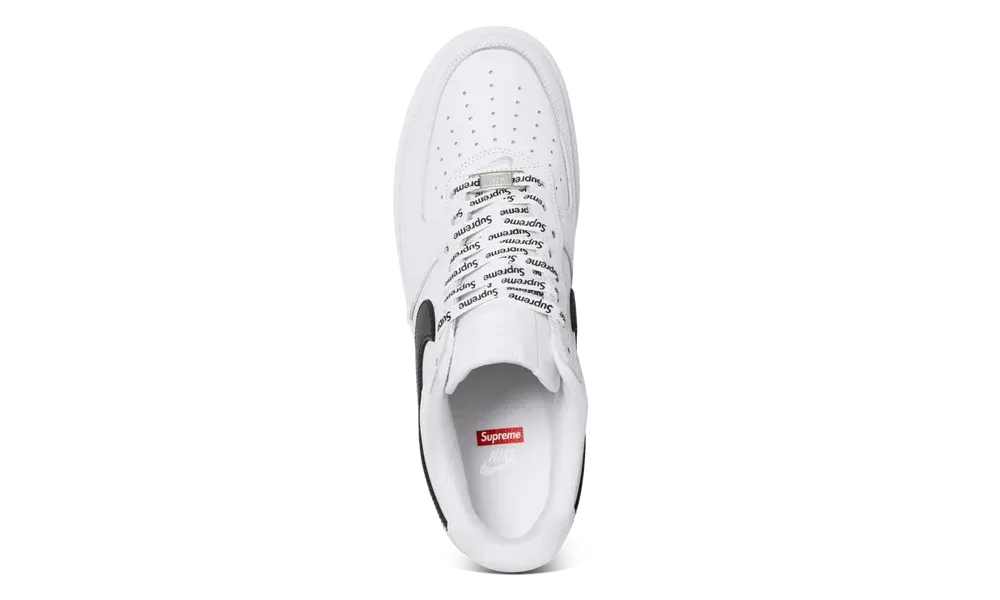 Nike Air Force 1 Low Supreme White Black | OVERCEZ