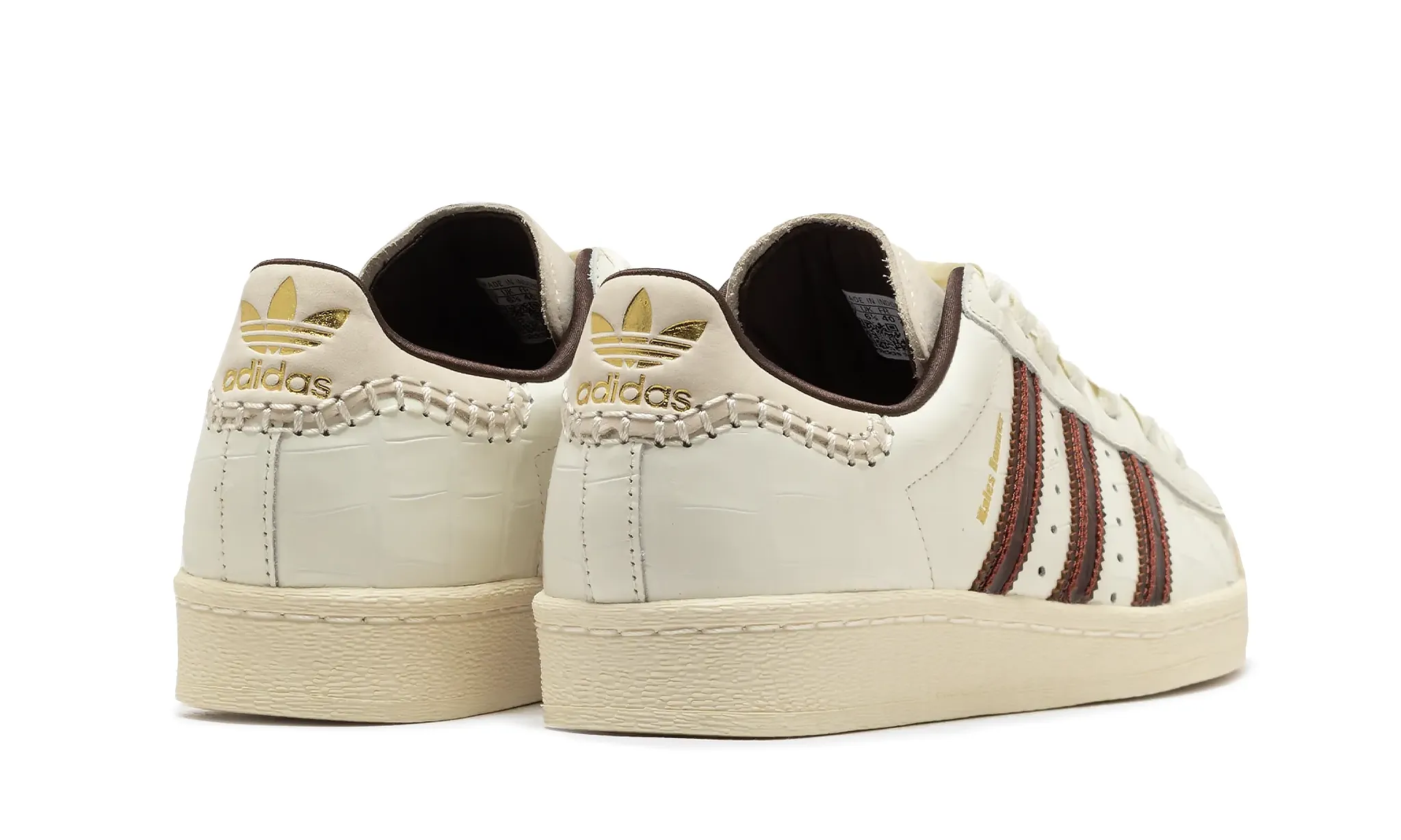 Adidas Superstar Wales Bonner White Brown Croc | OVERCEZ