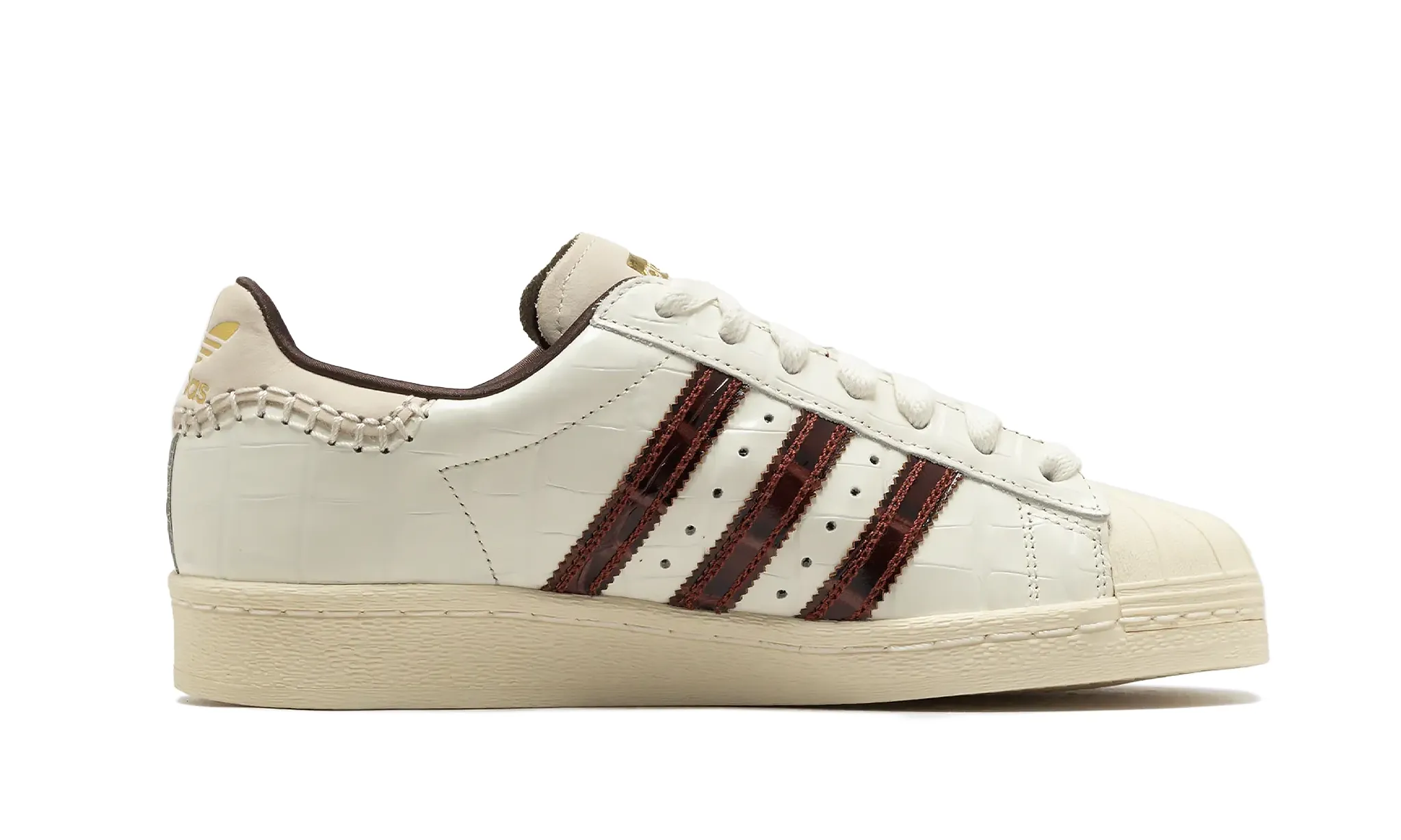 Adidas Superstar Wales Bonner White Brown Croc | OVERCEZ