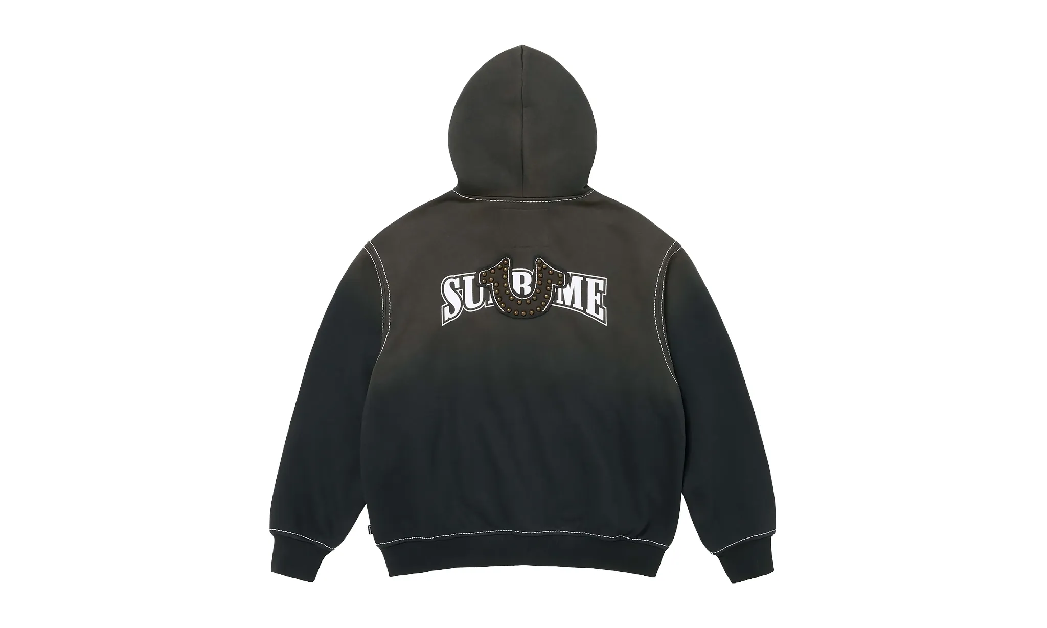 Supreme True Religion Zip Up Hooded Sweatshirt Black