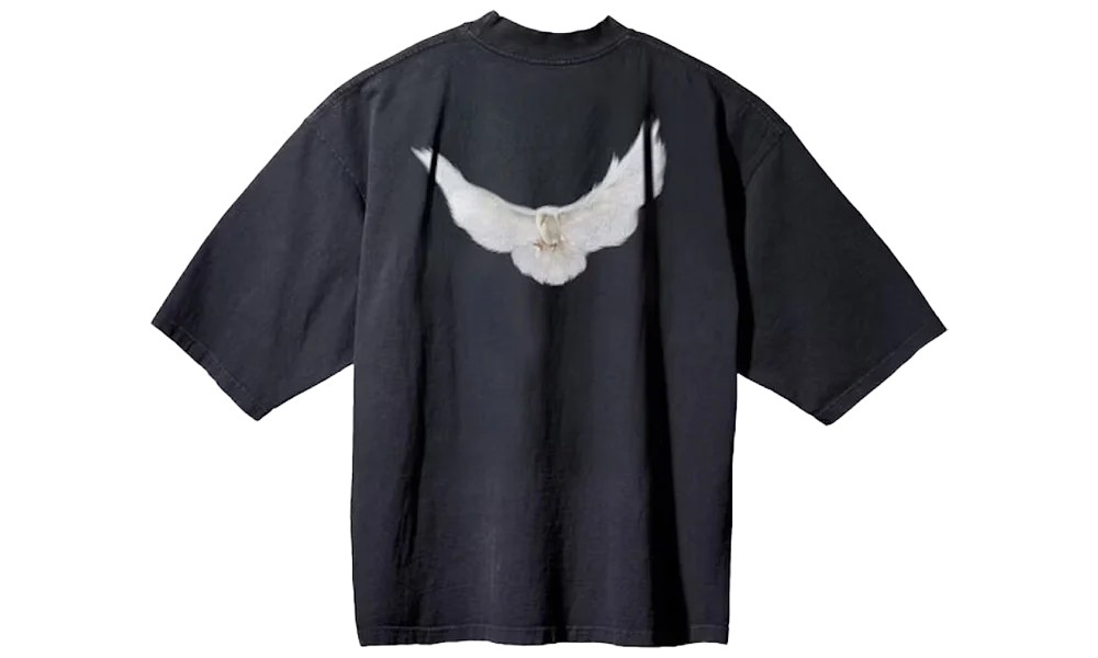 Yeezy Gap Balenciaga Dove 3/4 Sleeve Tee
