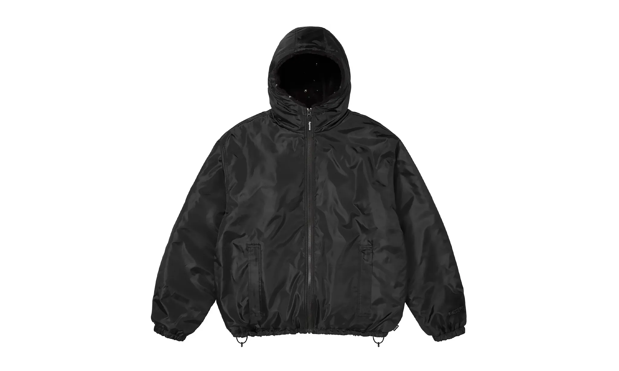 Supreme b.b. Simon Reversible Hooded Fleece Jacket Black | OVERCEZ