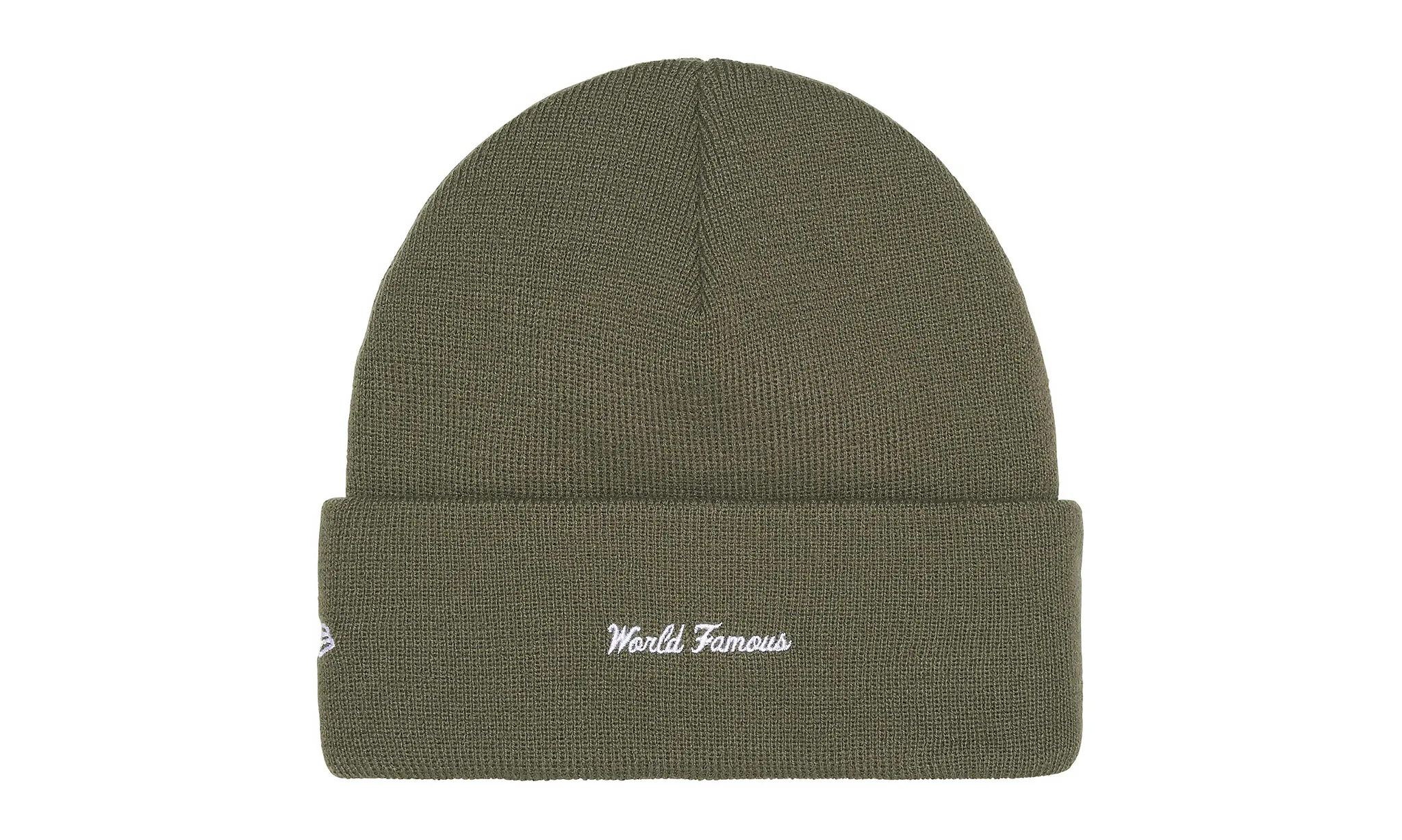 Supreme New Era Box Logo Beanie Light Olive (FW25)