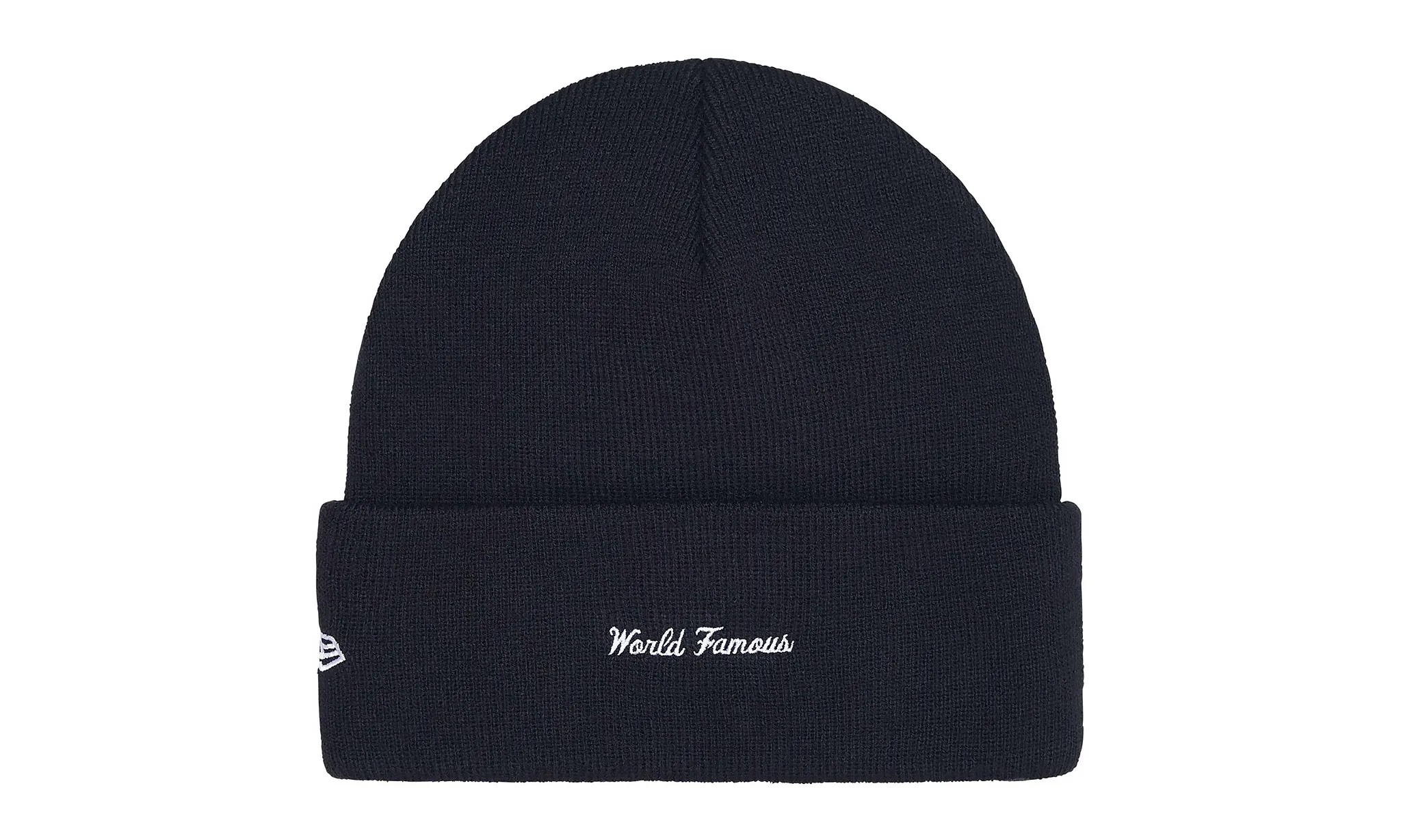 Supreme New Era Box Logo Beanie Navy (FW25) | OVERCEZ