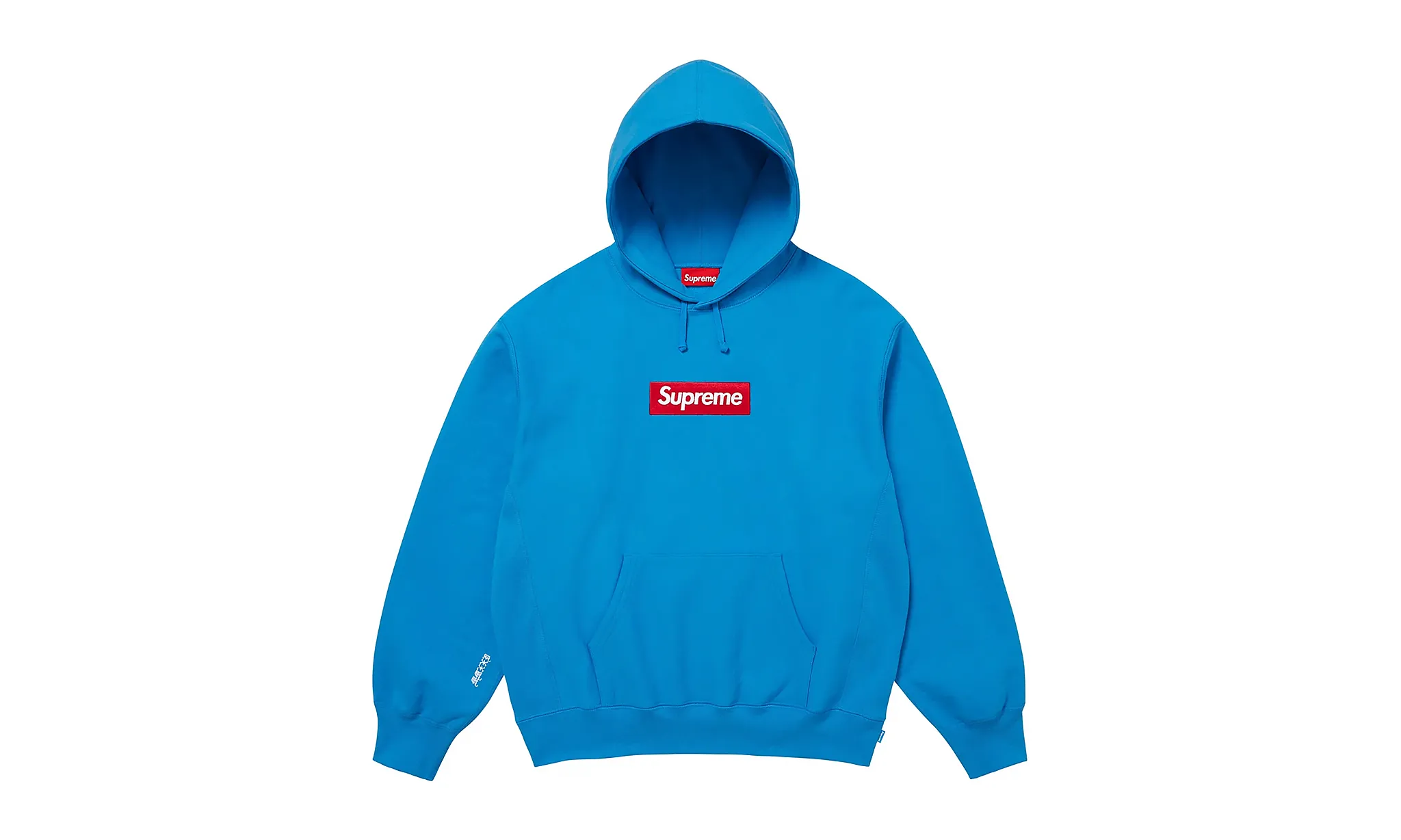 Supreme Box Logo Hooded Sweatshirt Blue (FW25)
