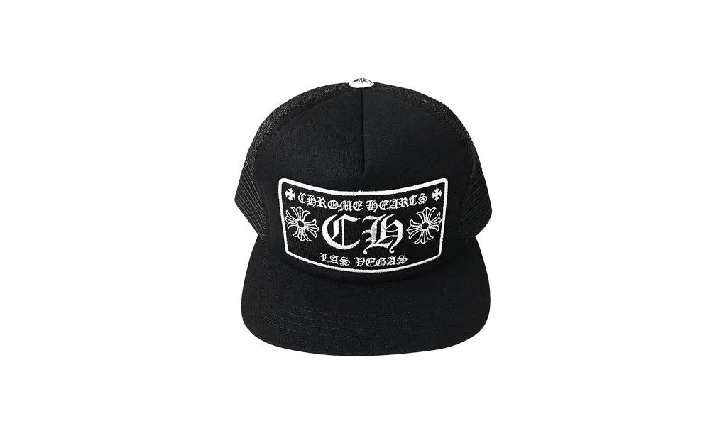 Chrome Hearts CH Las Vegas Trucker Hat Black