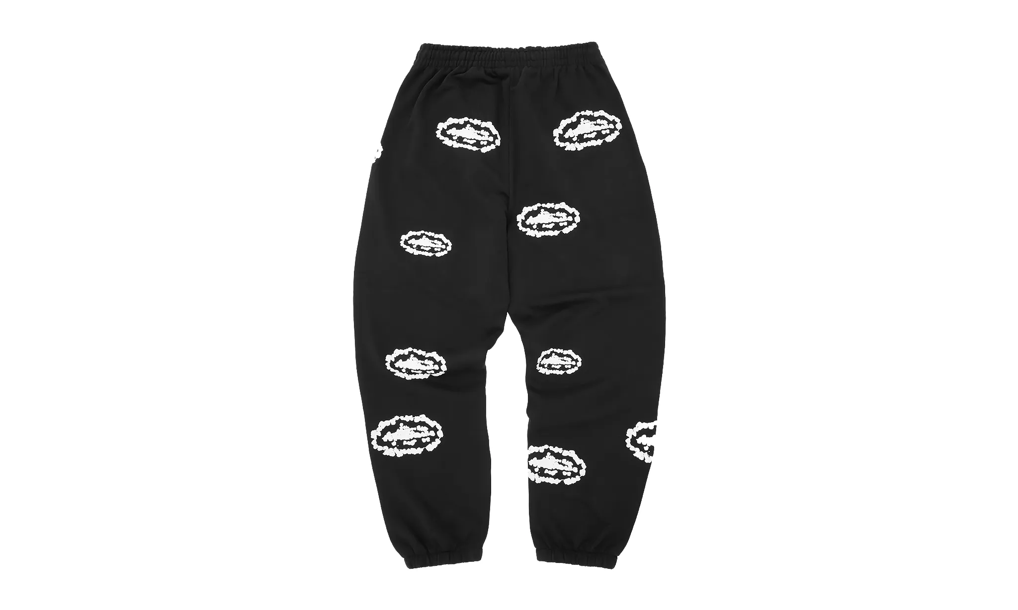 Corteiz x Denim Tears Island Wreath Sweatpant Black