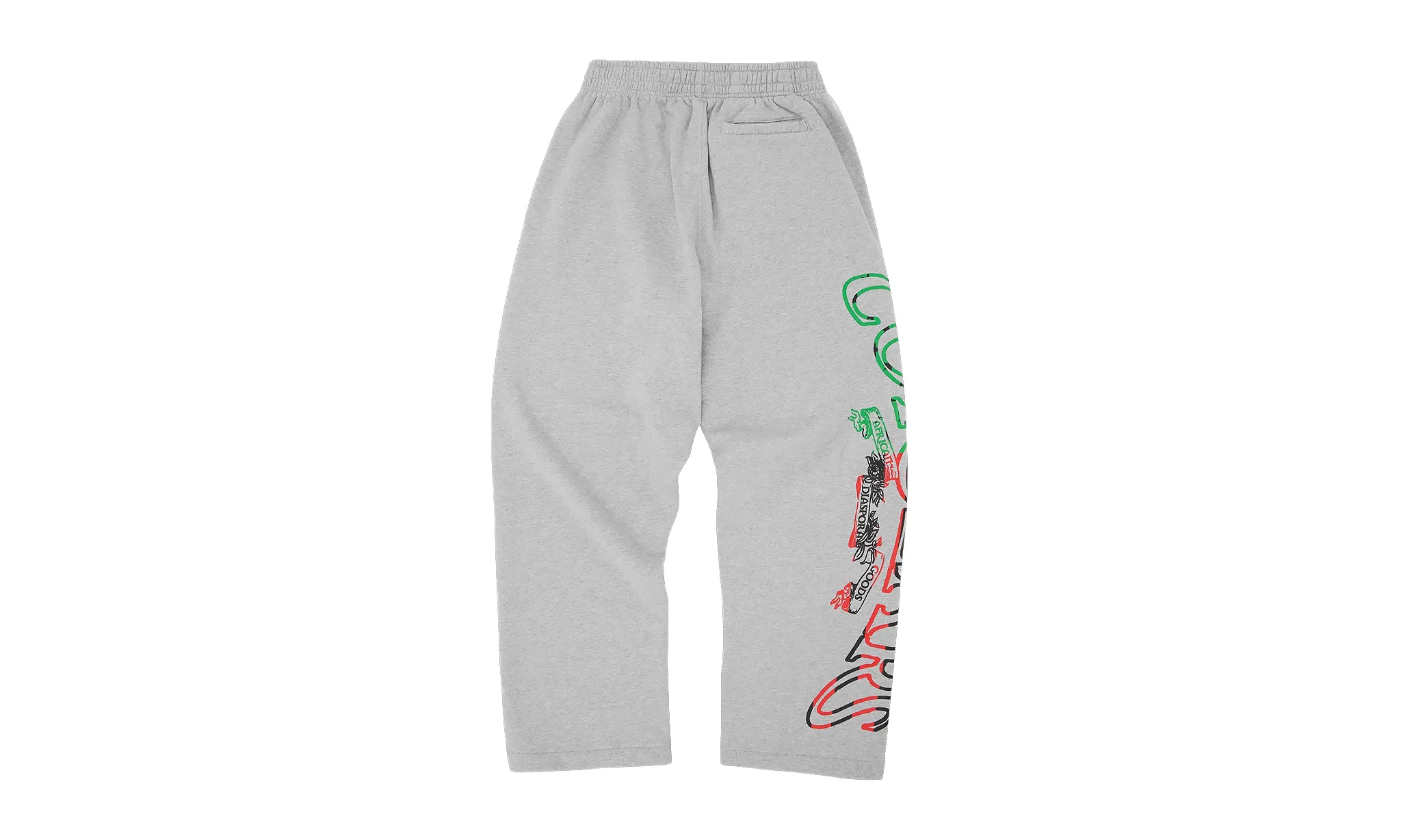 Corteiz x Denim Tears Cortears Royale Open Hem Sweatpant Heather Grey