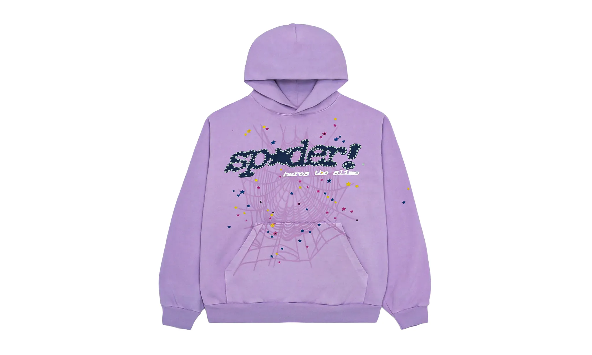 Sp5der Acai Hoodie Purple