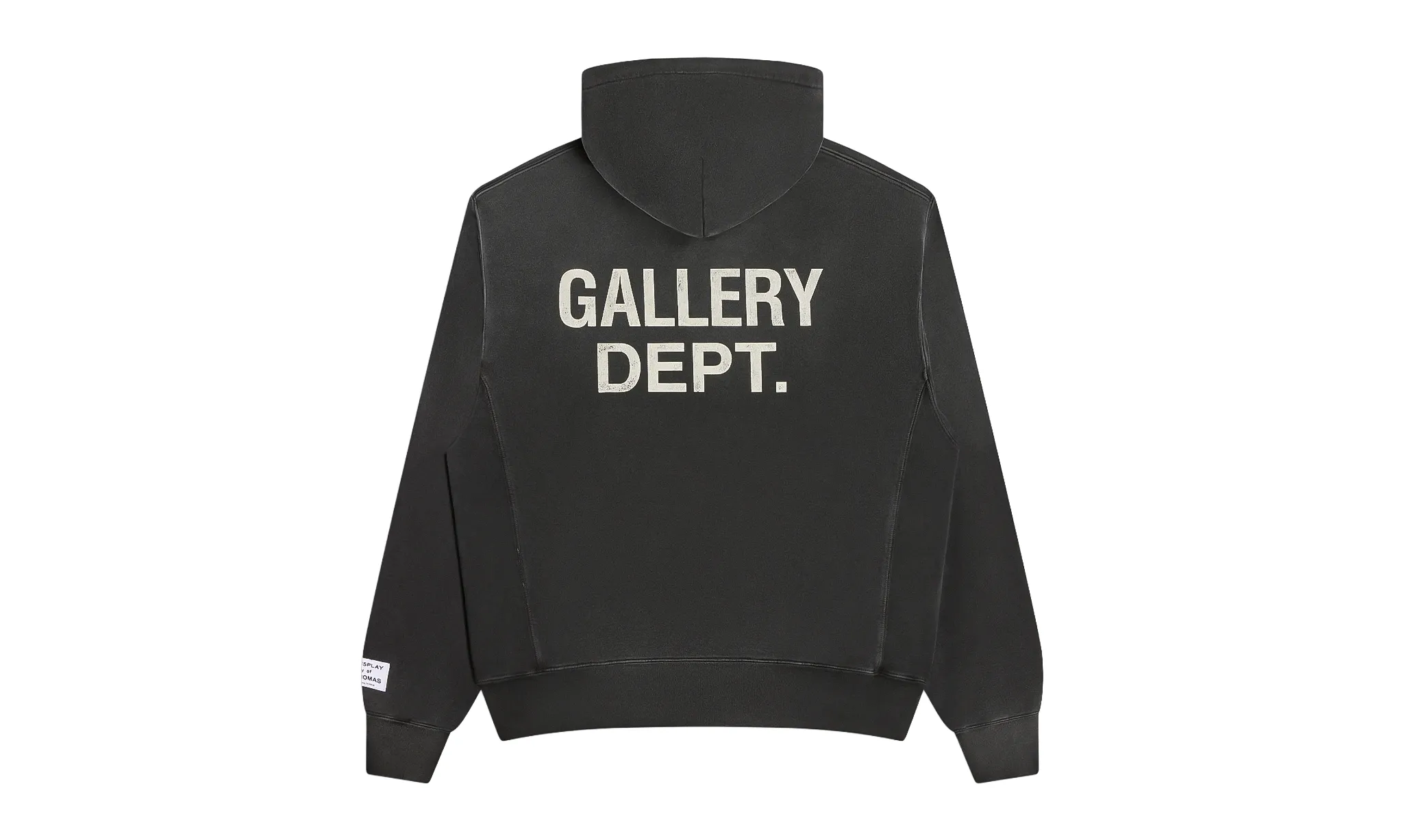 Gallery Dept. Paint Logo Hoodie Vintage Black