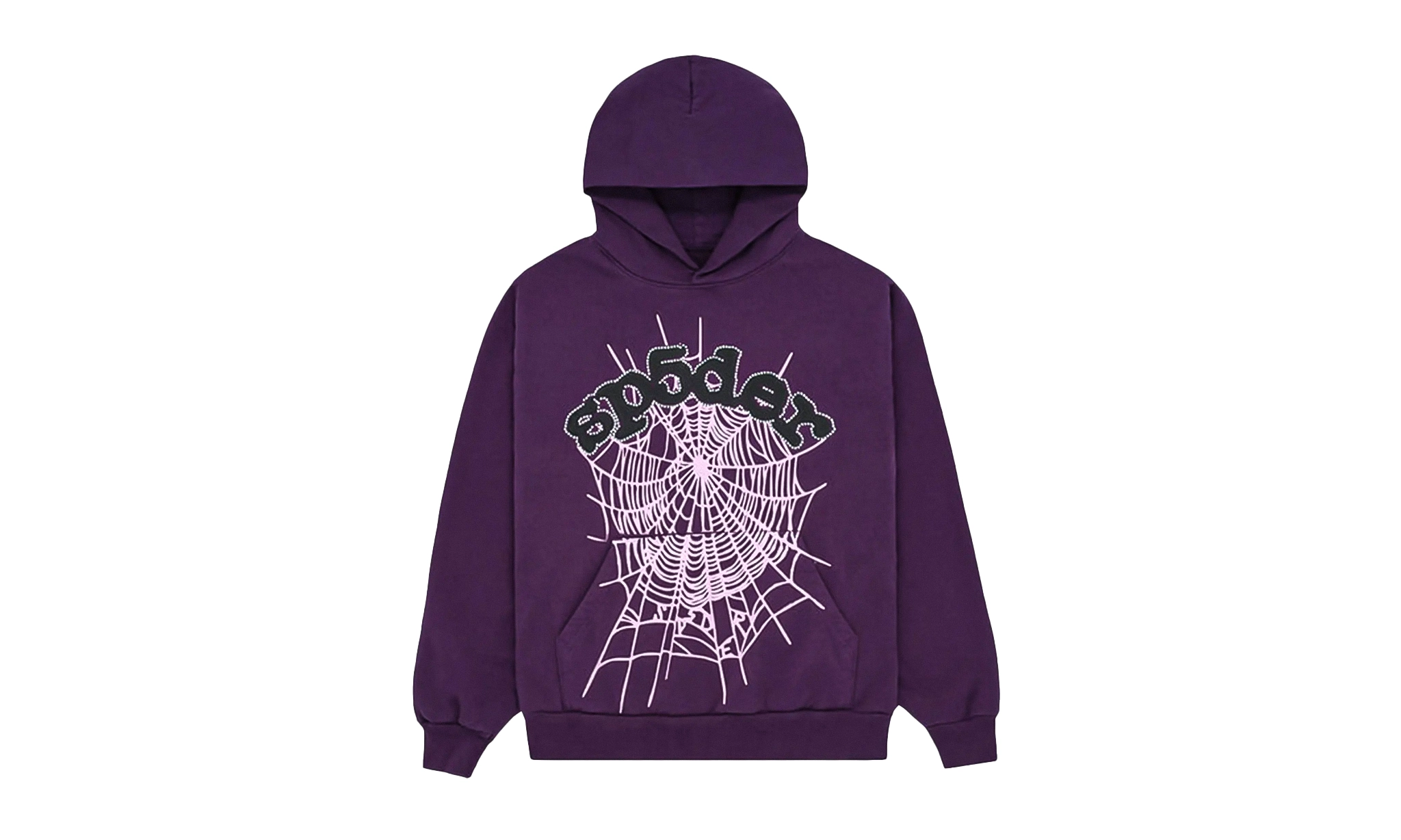 Sp5der Web Hoodie Purple