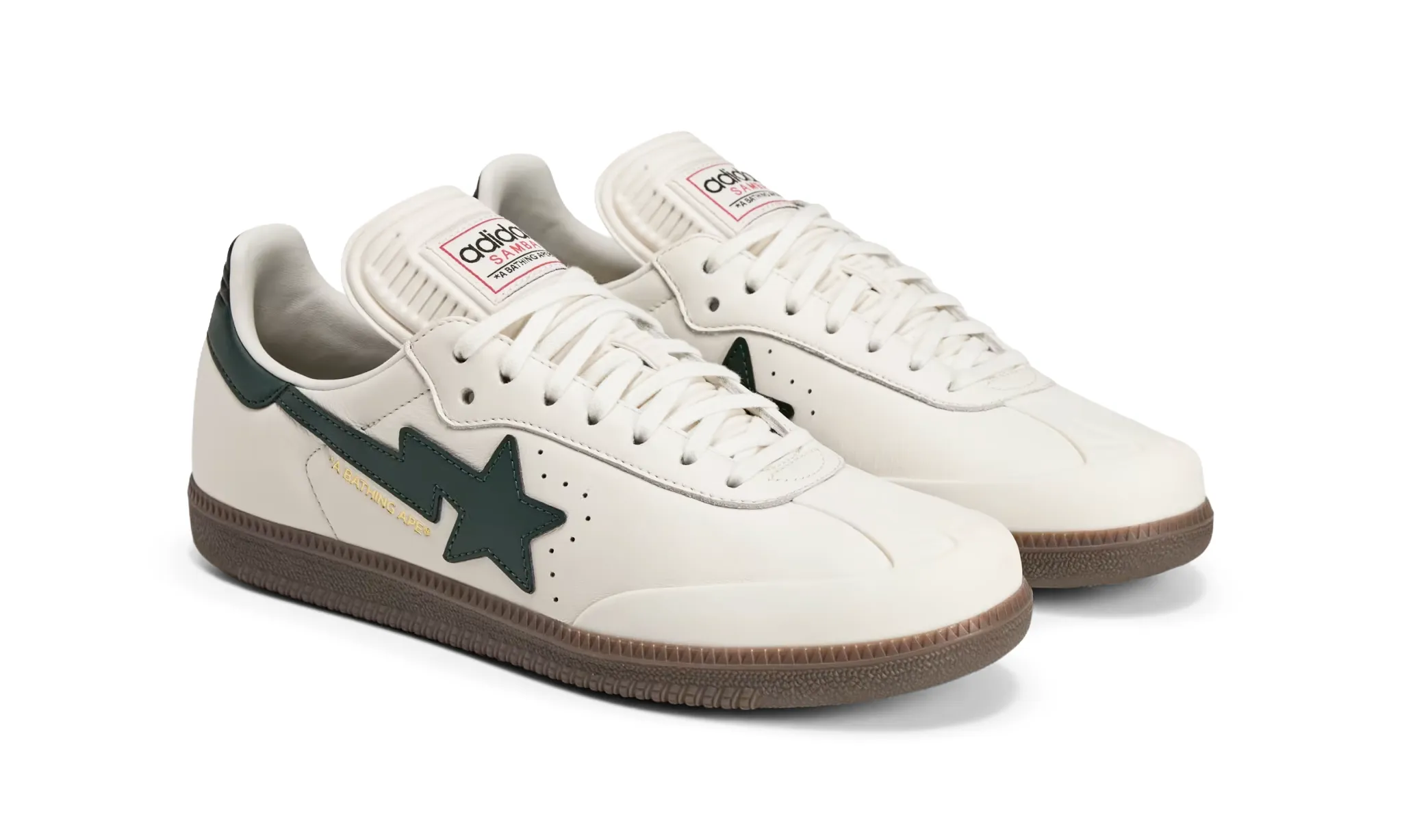 Adidas Samba Bape World Cup Pack White Forest