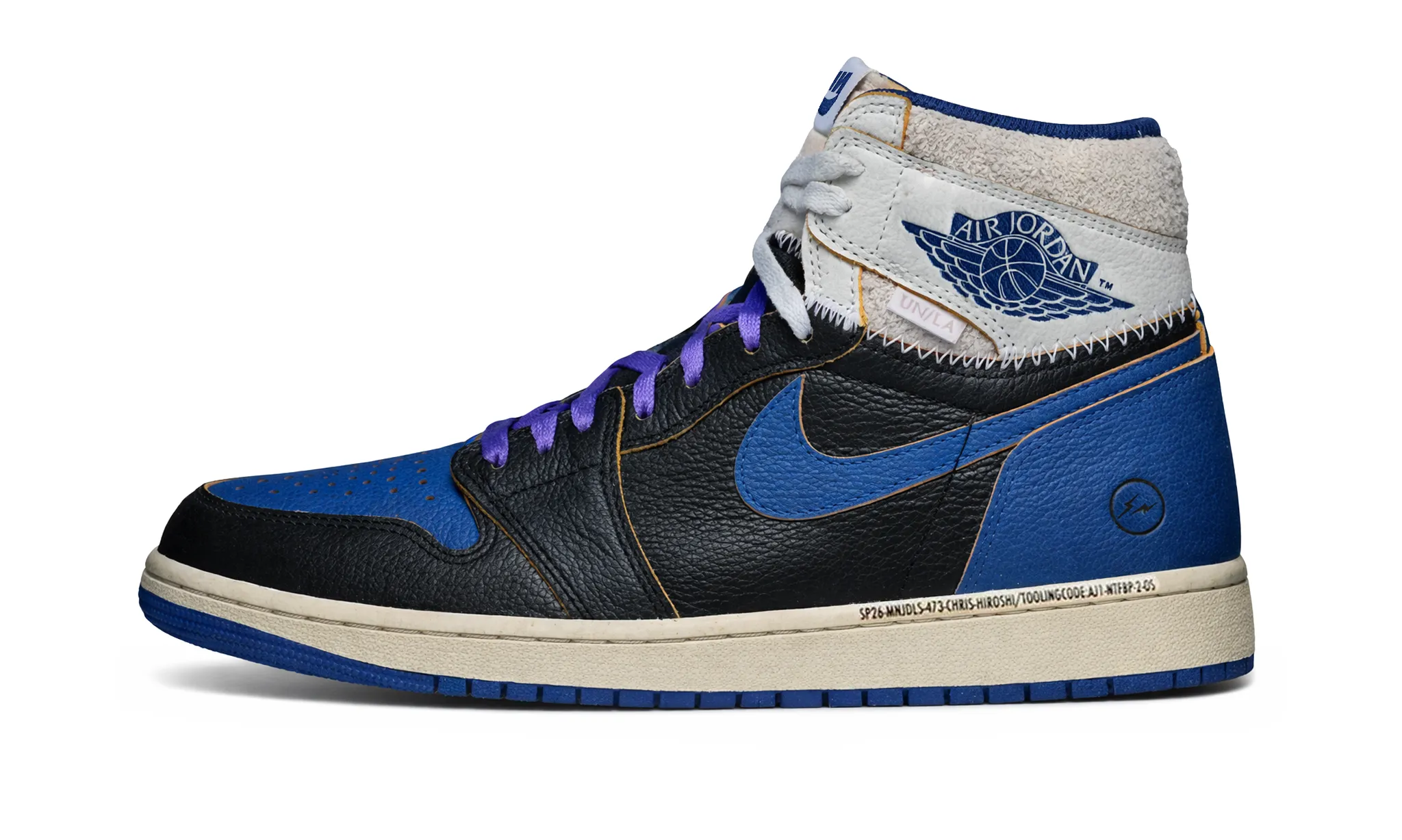 Air Jordan 1 Retro High OG SP Fragment x Union LA Sport Royal