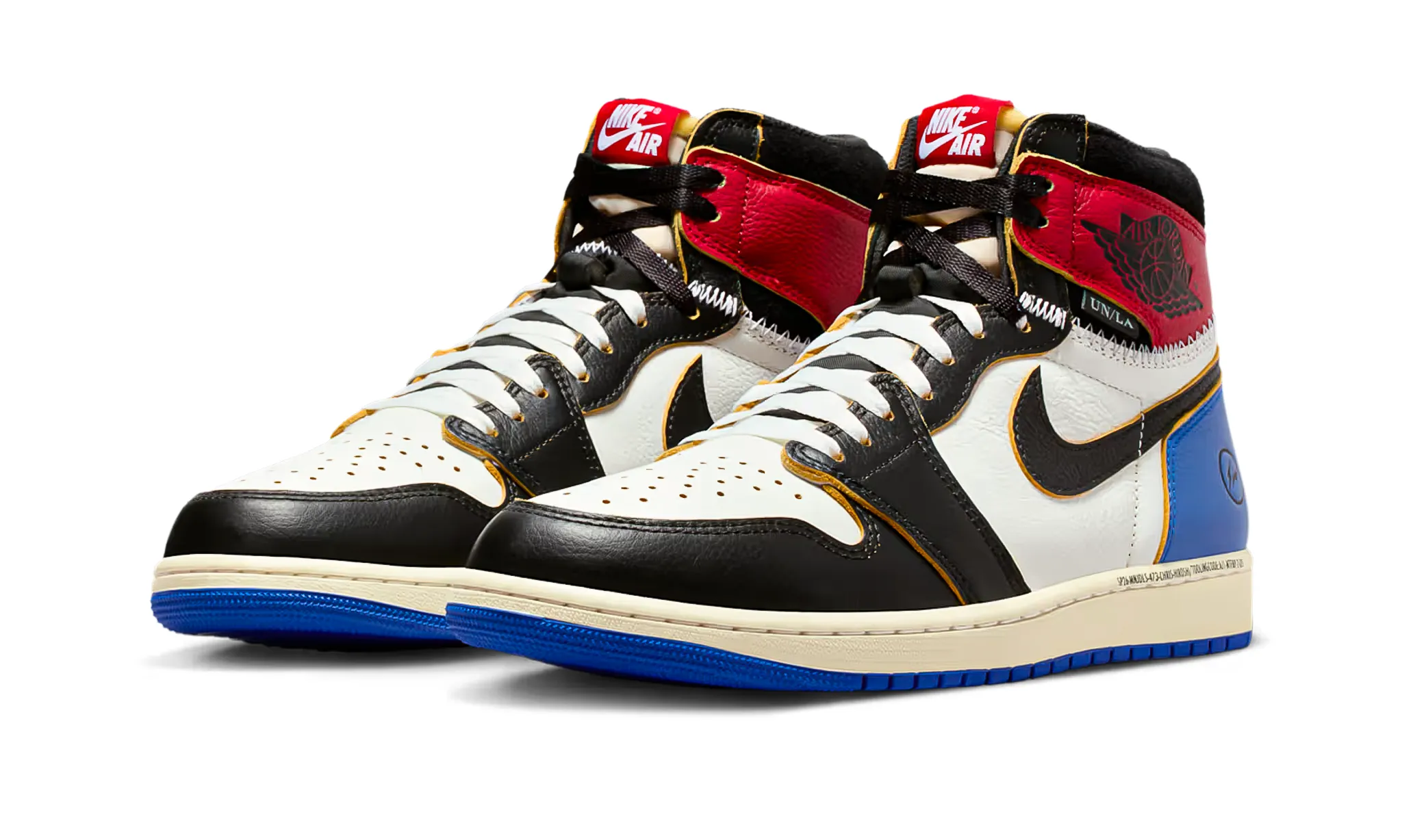Air Jordan 1 Retro High OG SP Fragment x Union LA Varsity Red Sport Royal