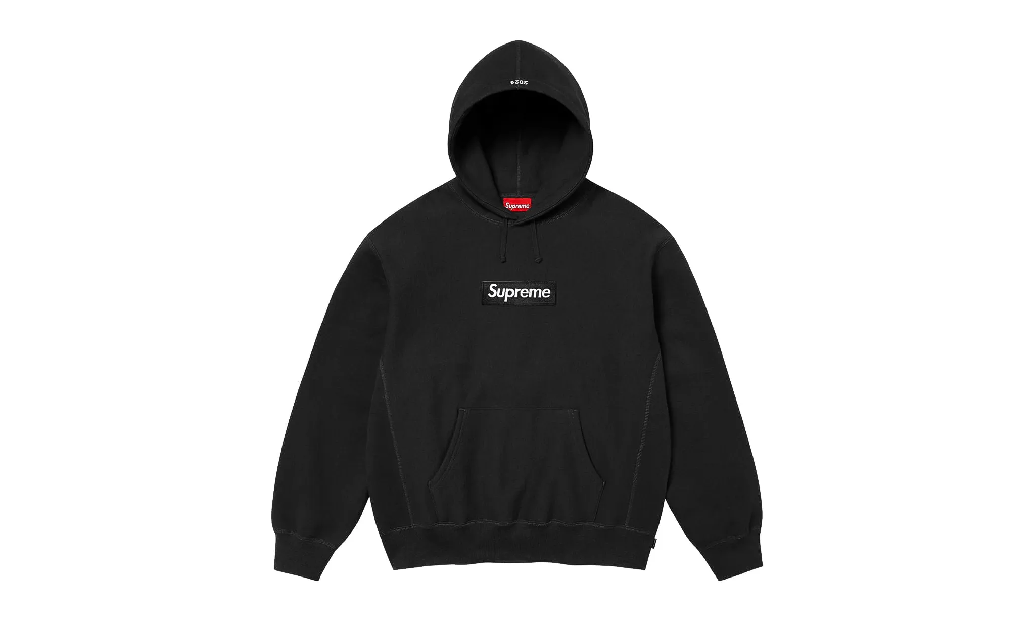 Supreme Box Logo Hooded Sweatshirt Black (FW24)
