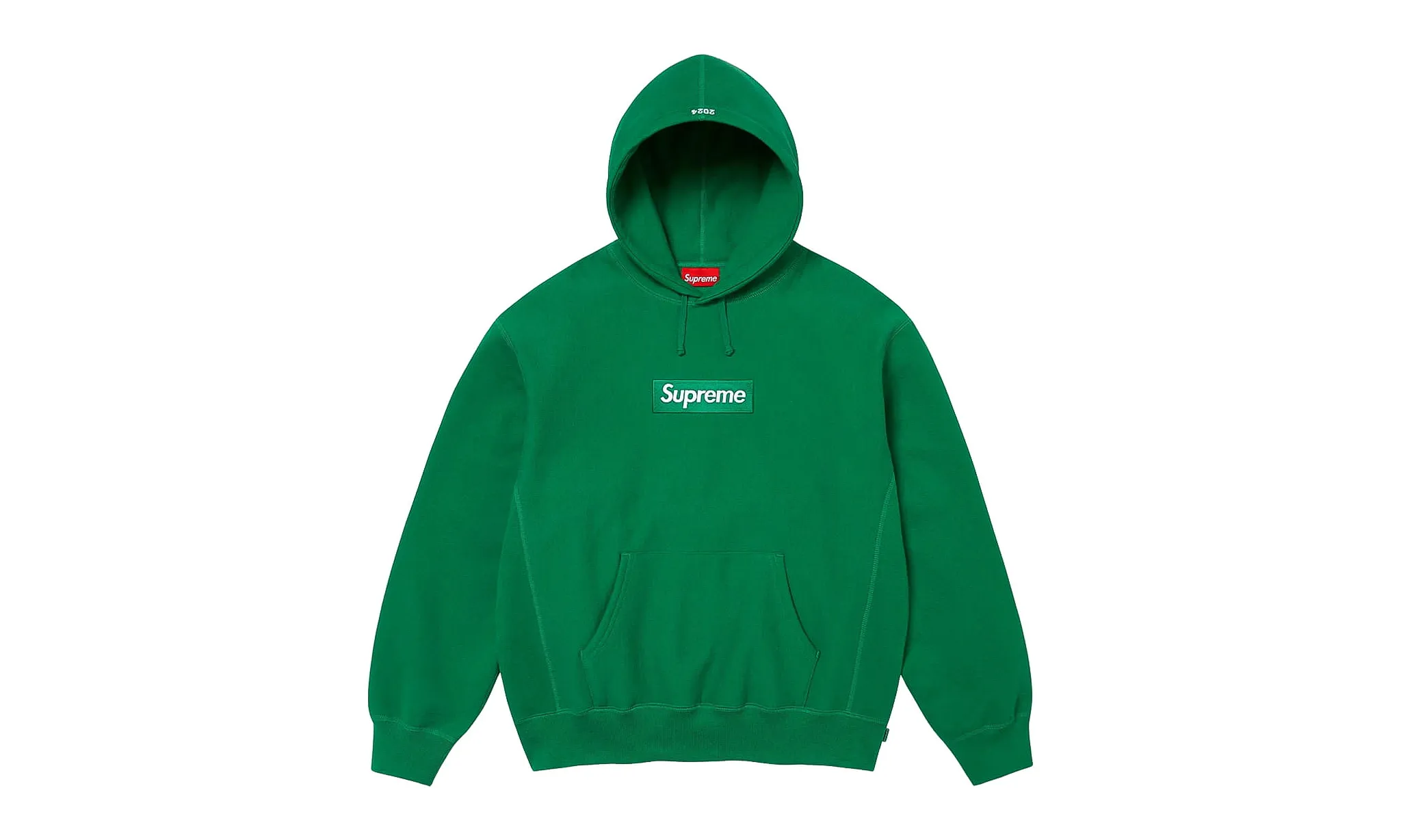 Supreme Box Logo Hooded Sweatshirt Green (FW24)