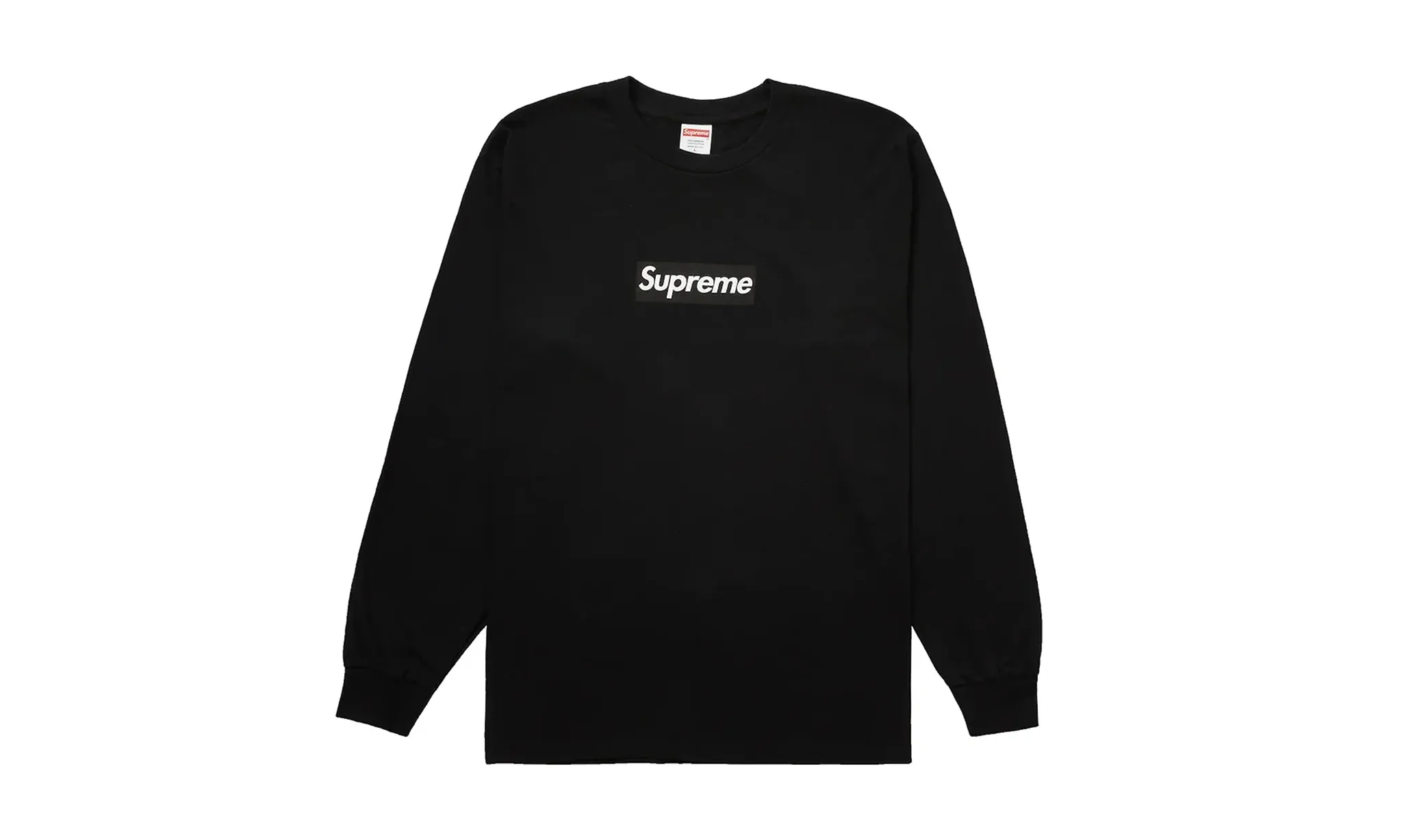 Supreme Box Logo L/S Tee Black | OVERCEZ