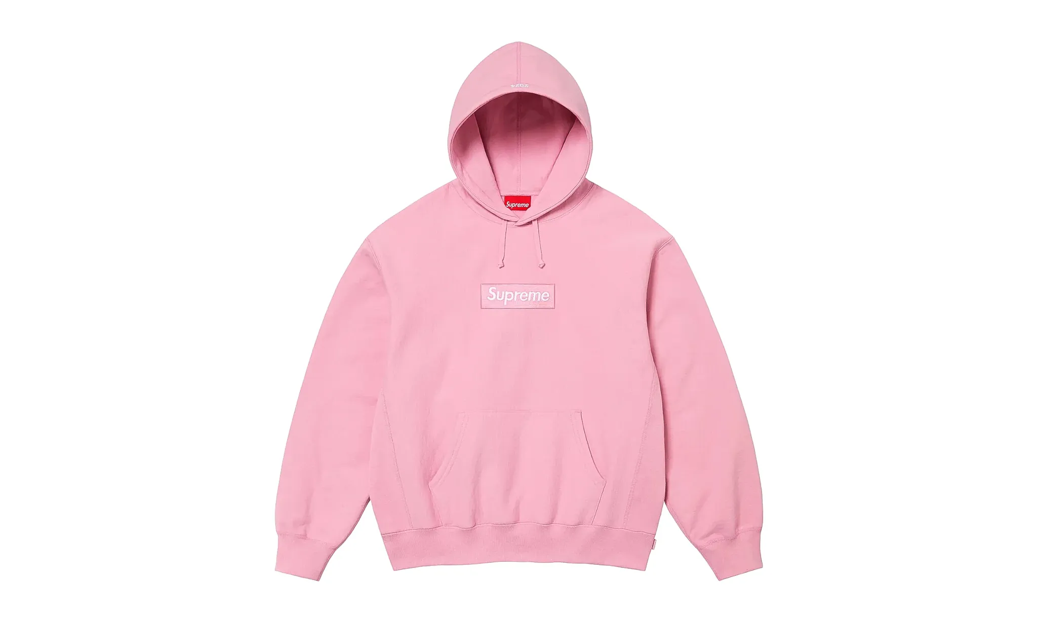Supreme Box Logo Hooded Sweatshirt Pink (FW24)