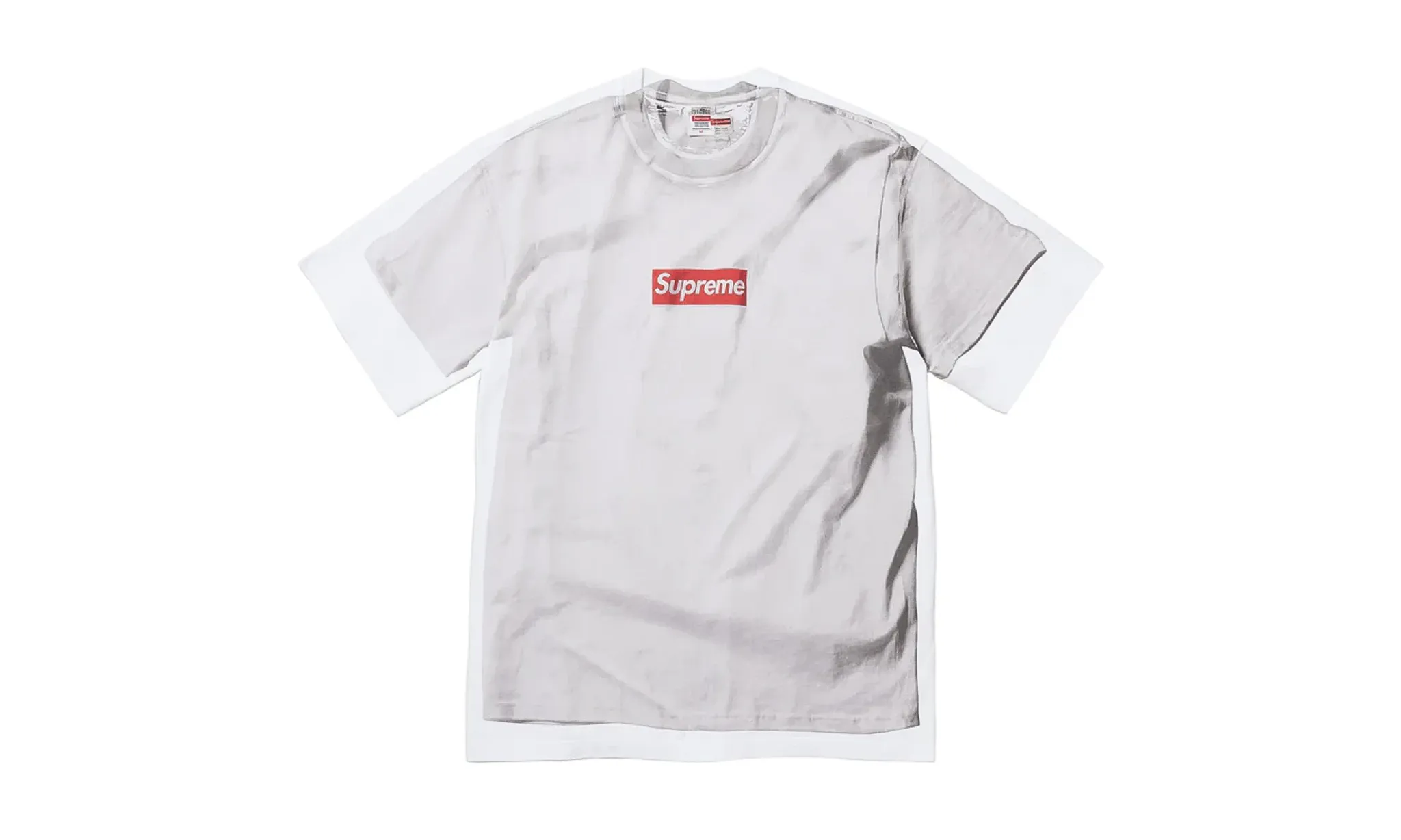 Supreme MM6 Maison Margiela Box Logo Tee White