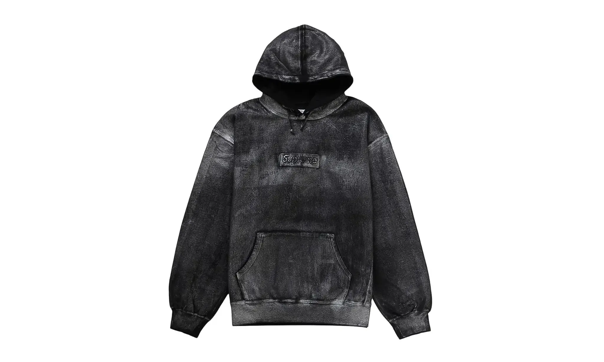 Supreme MM6 Maison Margiela Foil Box Logo Hooded Sweatshirt Black