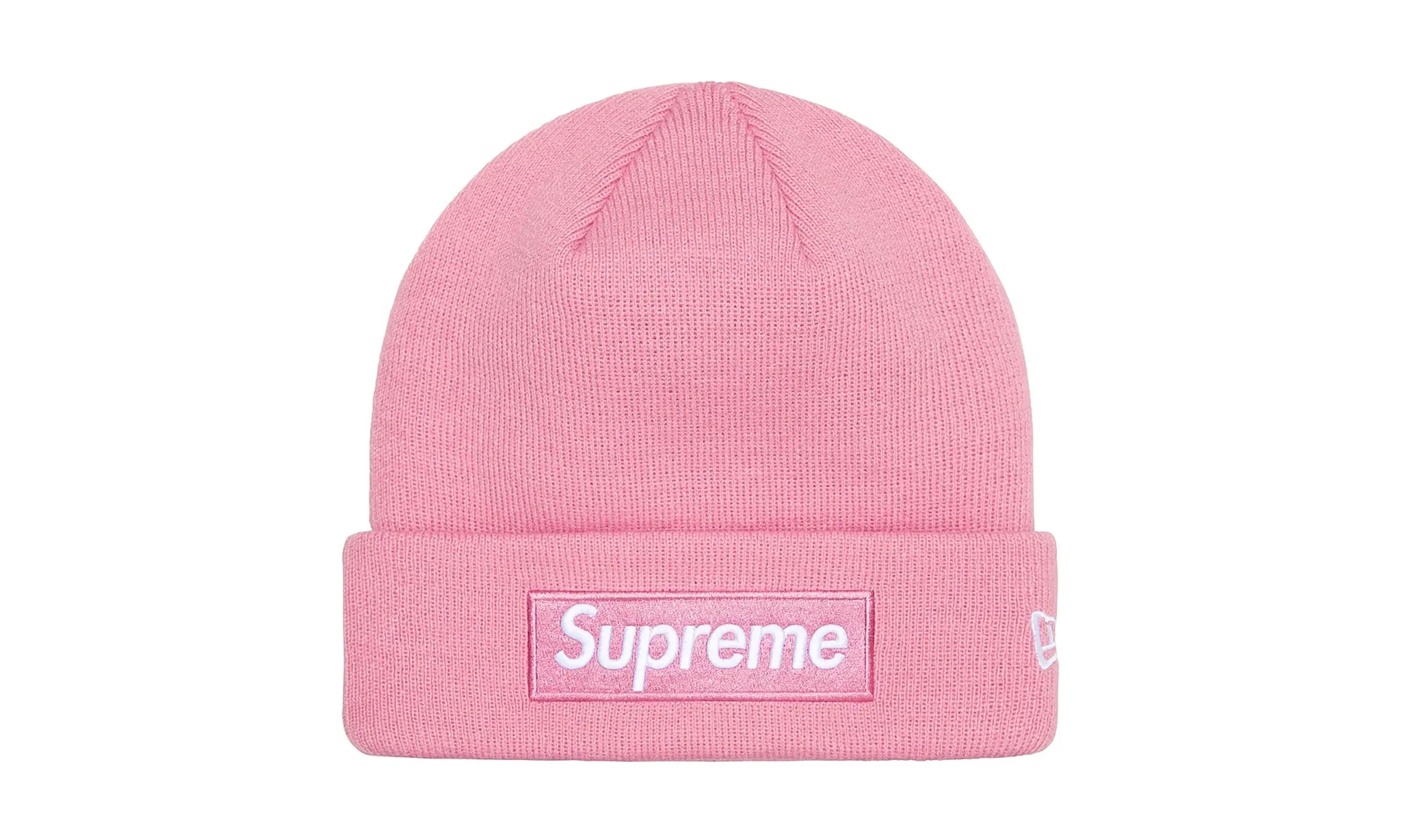 Supreme New Era Box Logo Beanie Pink (FW24)