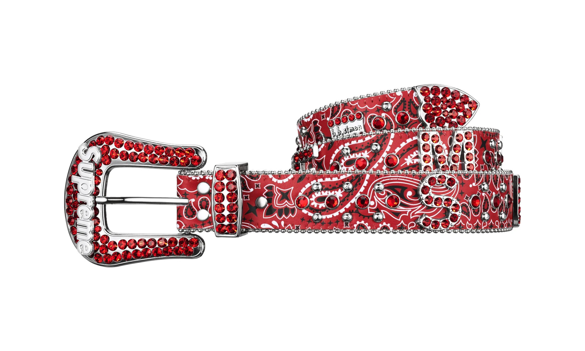 Supreme b.b. Simon Bandana Belt Red