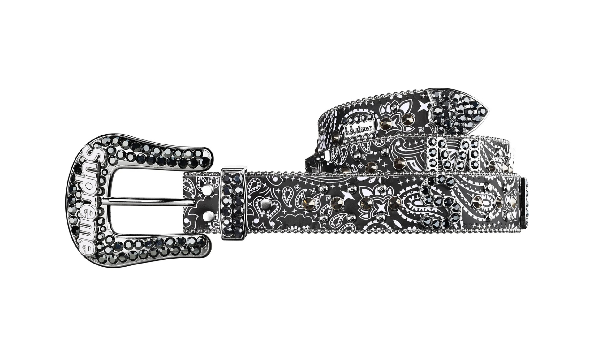 Supreme b.b. Simon Bandana Belt Black | OVERCEZ