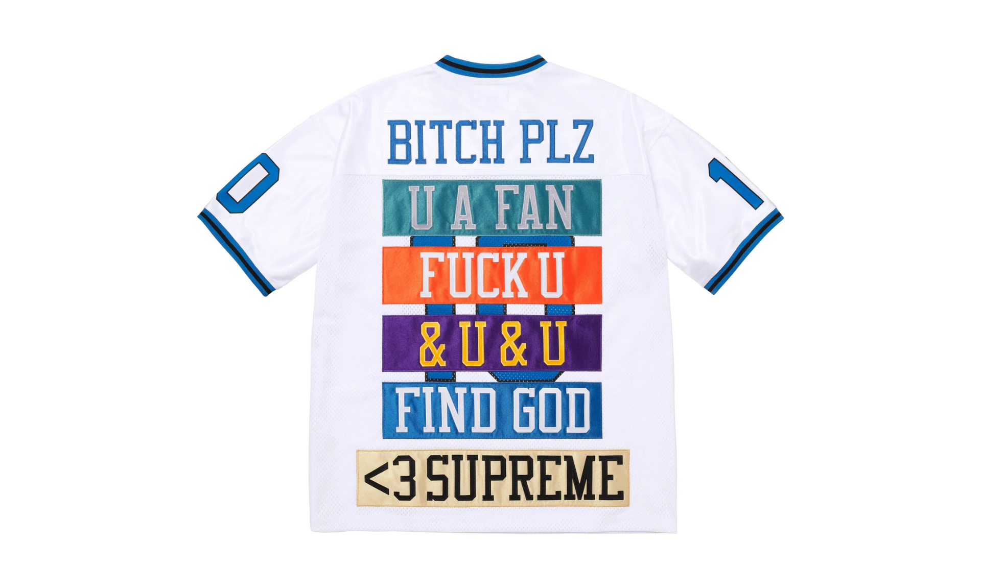 Supreme Find God Football Jersey White