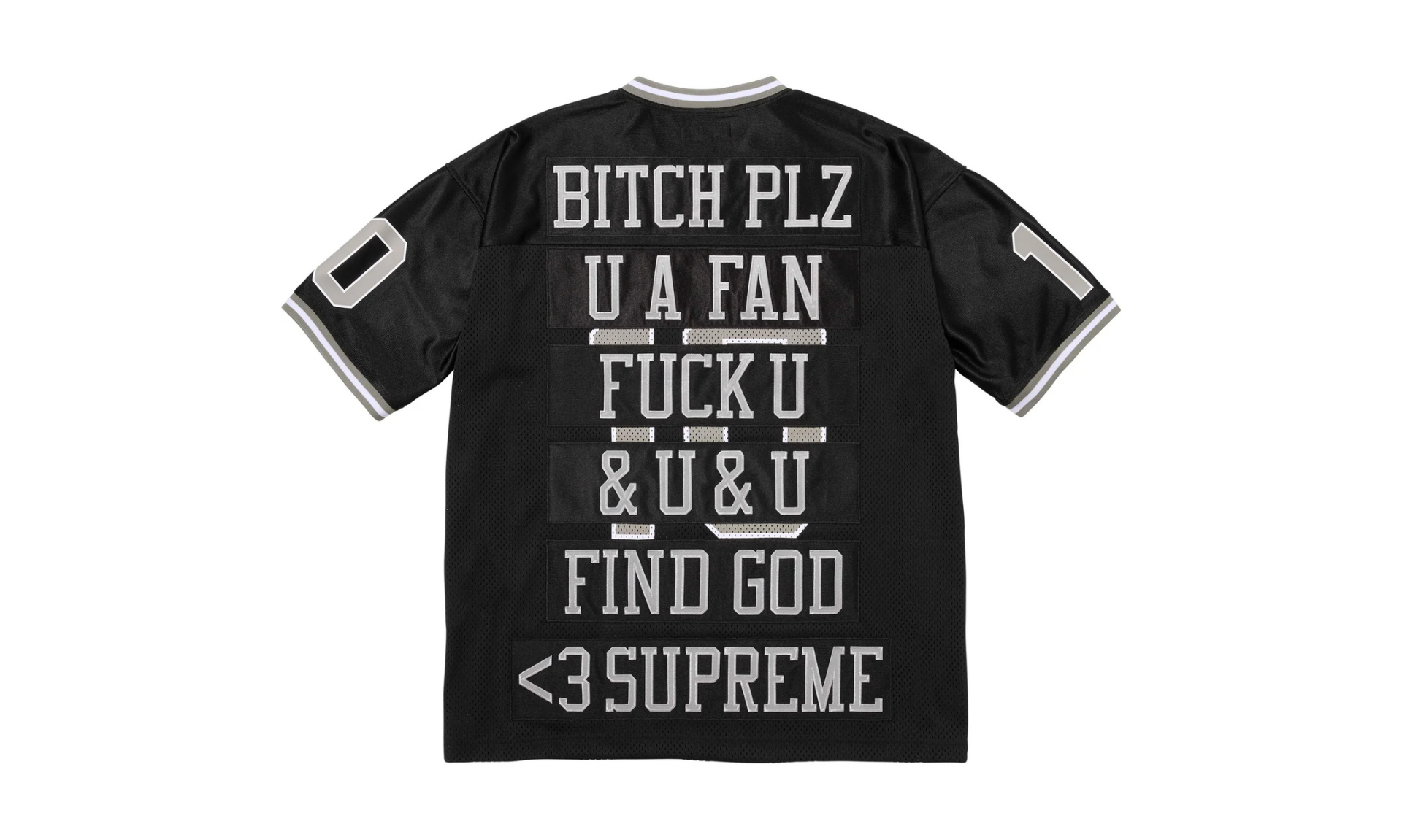 Supreme Find God Football Jersey Black