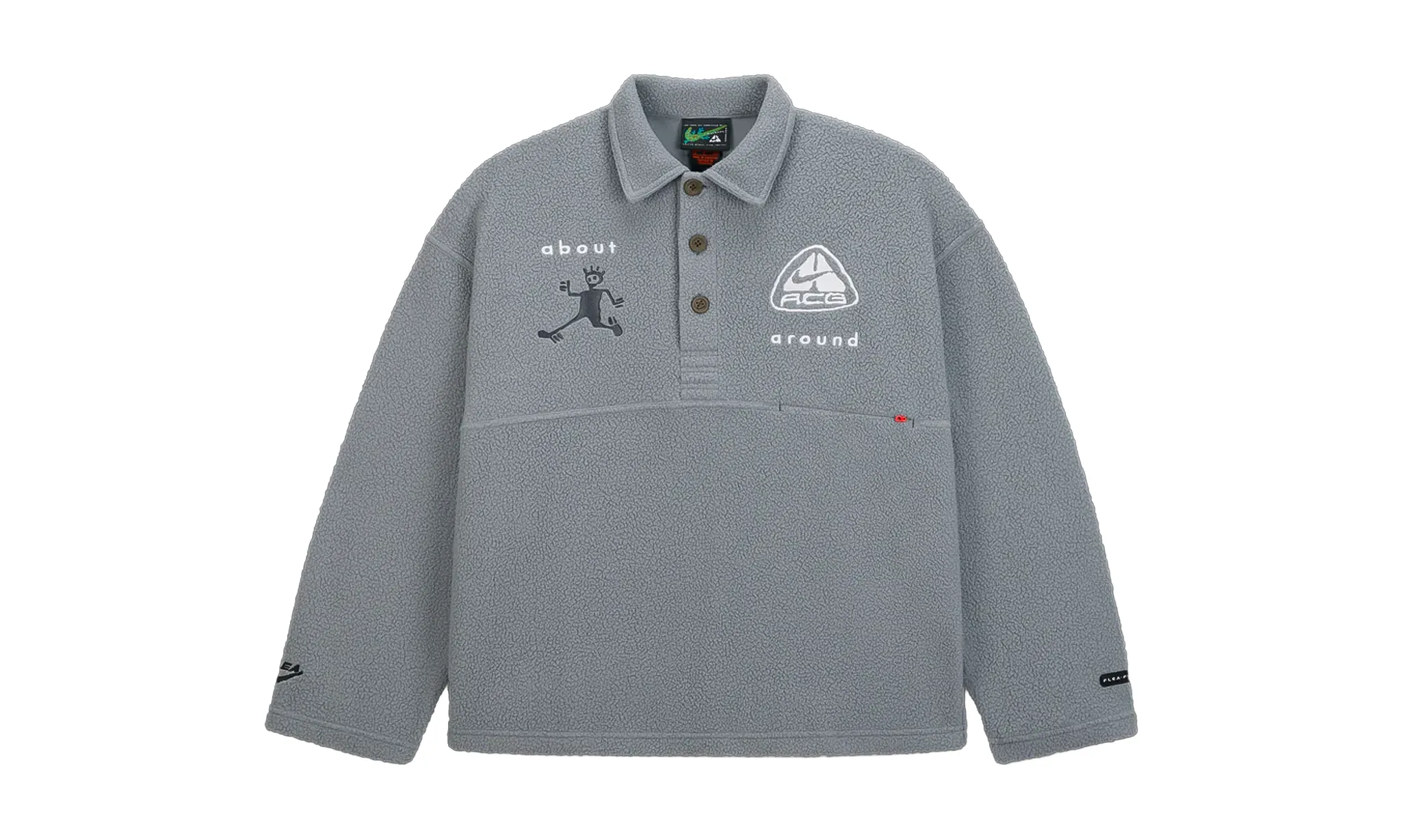 Nike ACG x CPFM L/S Polo Grey