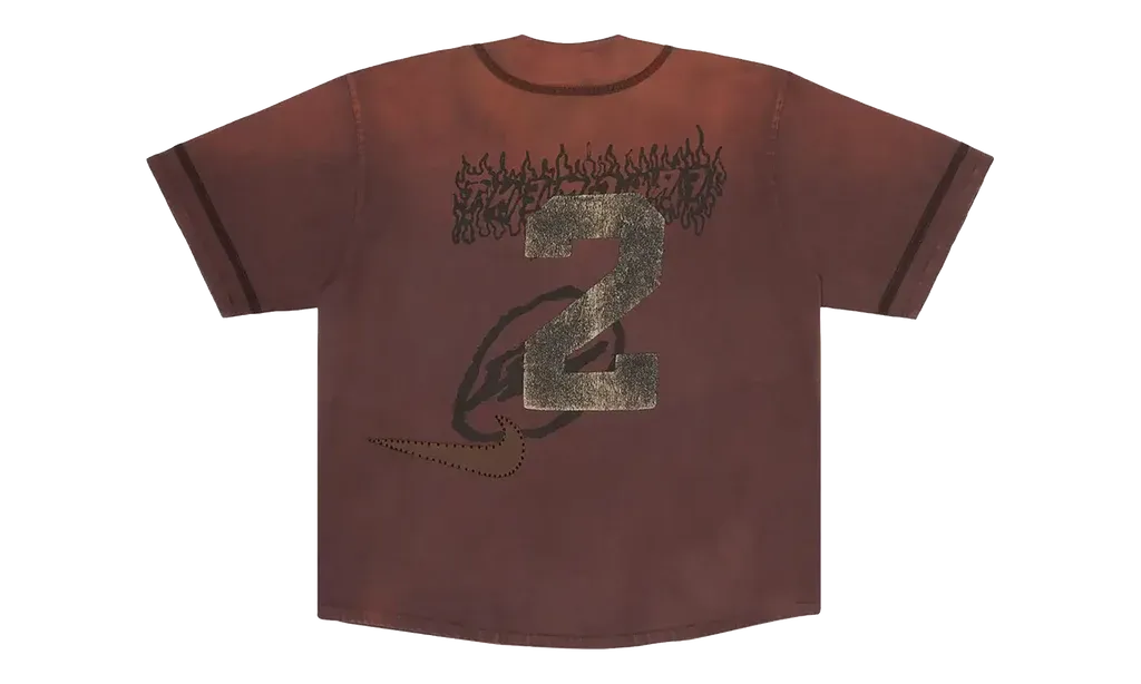 Travis Scott Cactus Jack x Fragment x Nike Tokyo Jack Retro Baseball Jersey Brown