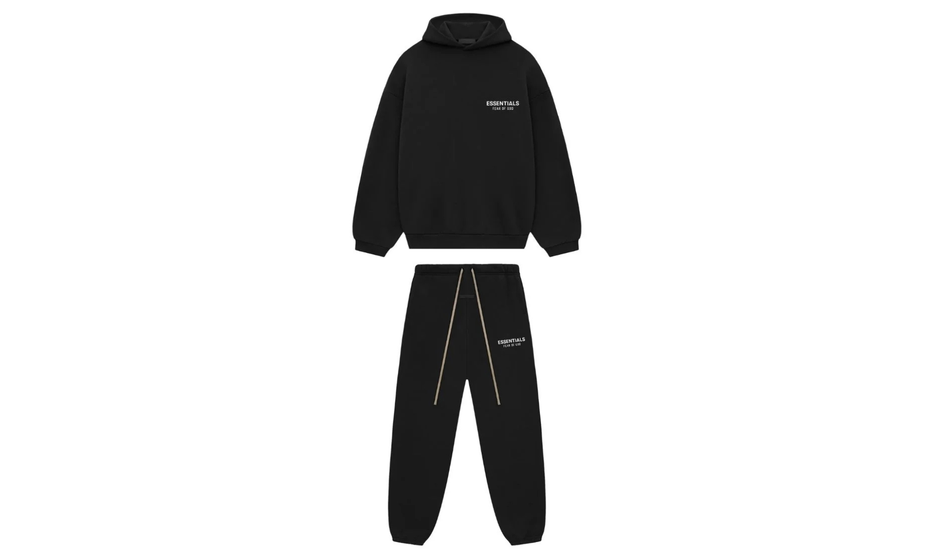 Fear of God Essentials Fleece Set Black