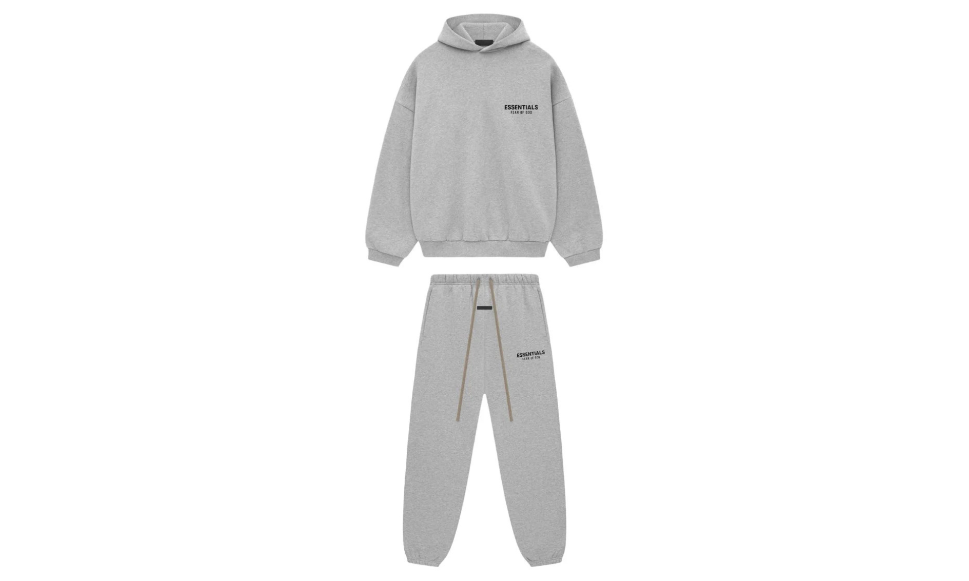 Fear of God Essentials Fleece Set Light Heather Gray