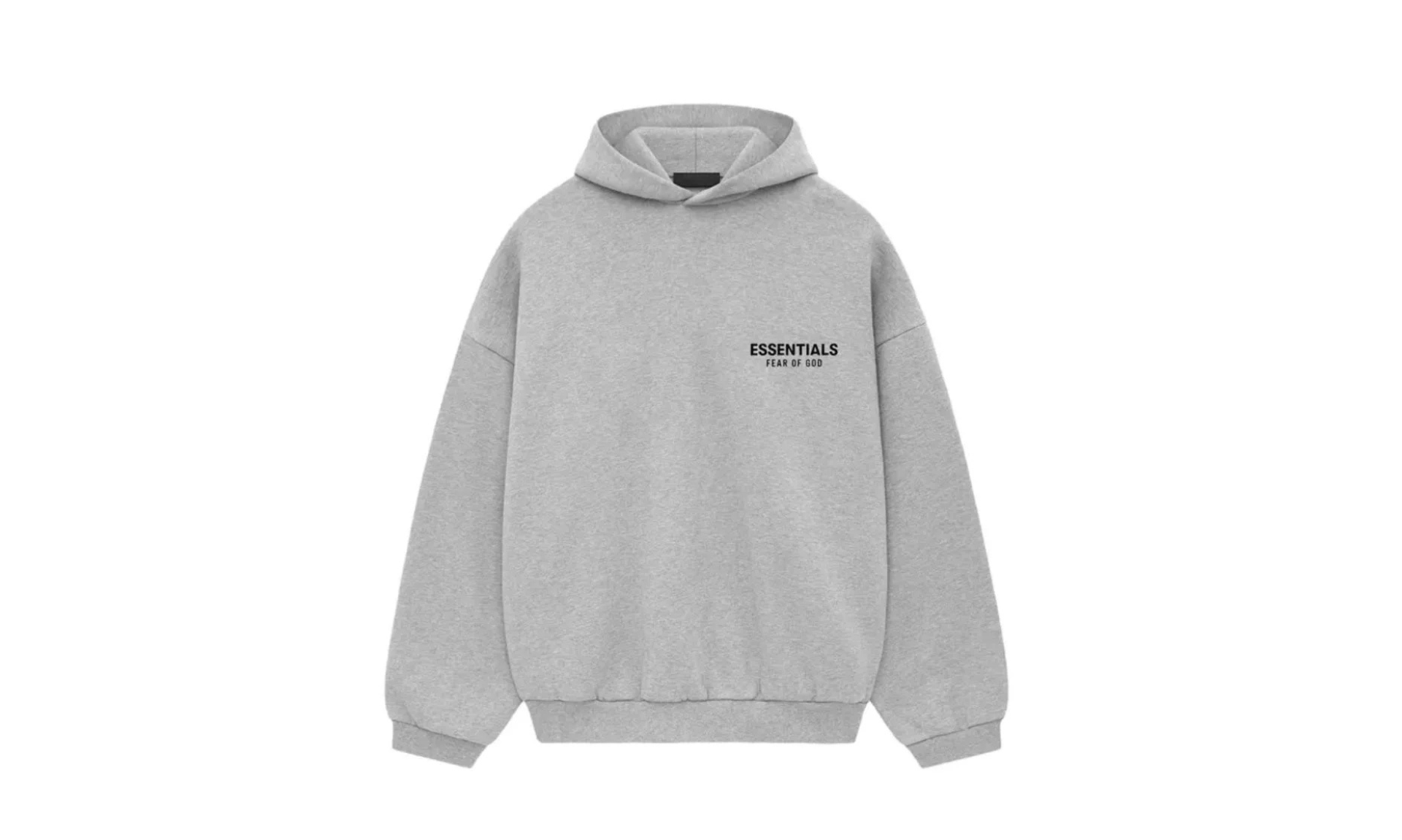 Fear of God Essentials Fleece Hoodie Light Heather Gray