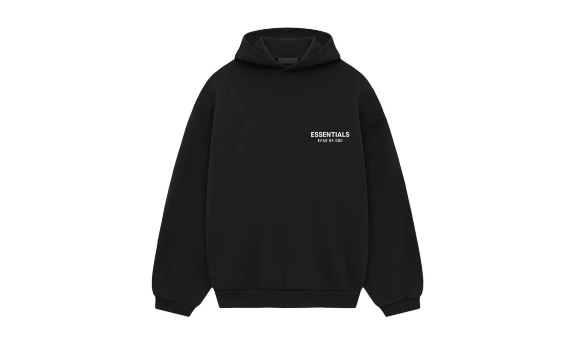 Fear of God Essentials Fleece Hoodie Black