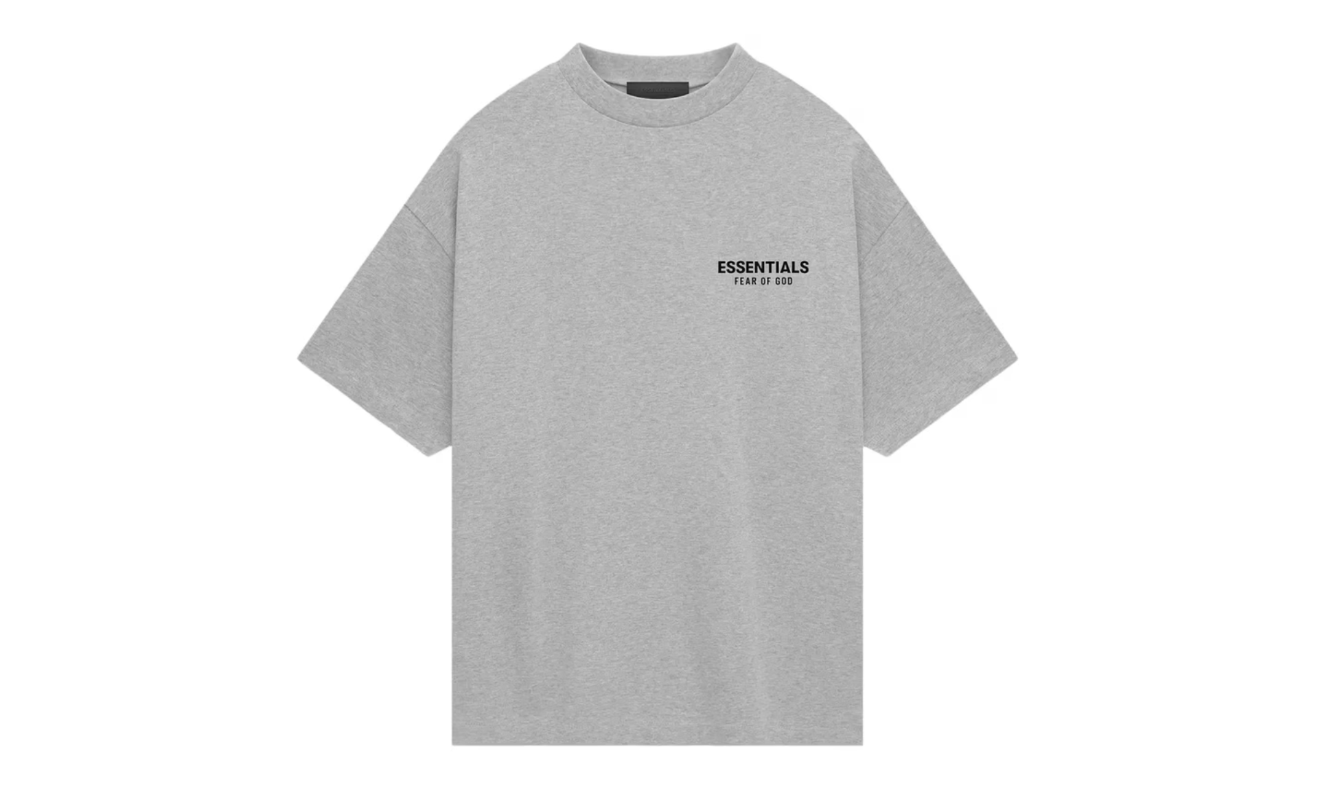 Fear of God Essentials Jersey Crewneck T-Shirt Light Heather Gray