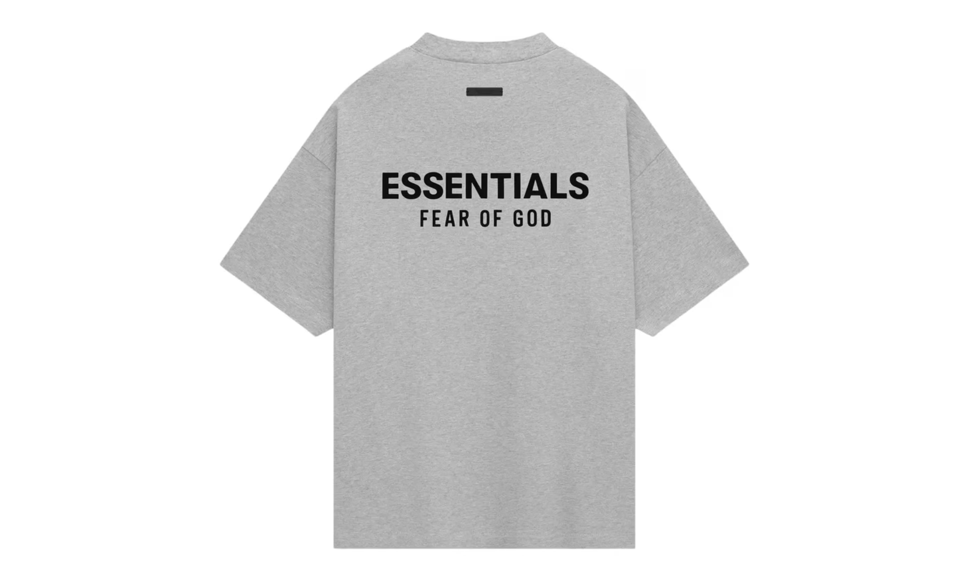 Fear of God Essentials Jersey Crewneck T-Shirt Light Heather Gray