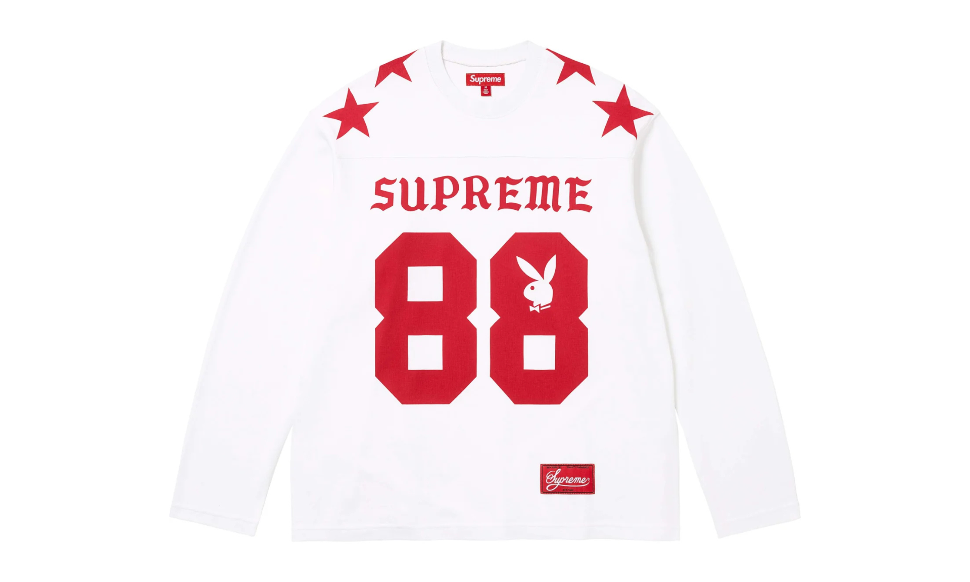 Supreme Playboy Long-Sleeve Top White