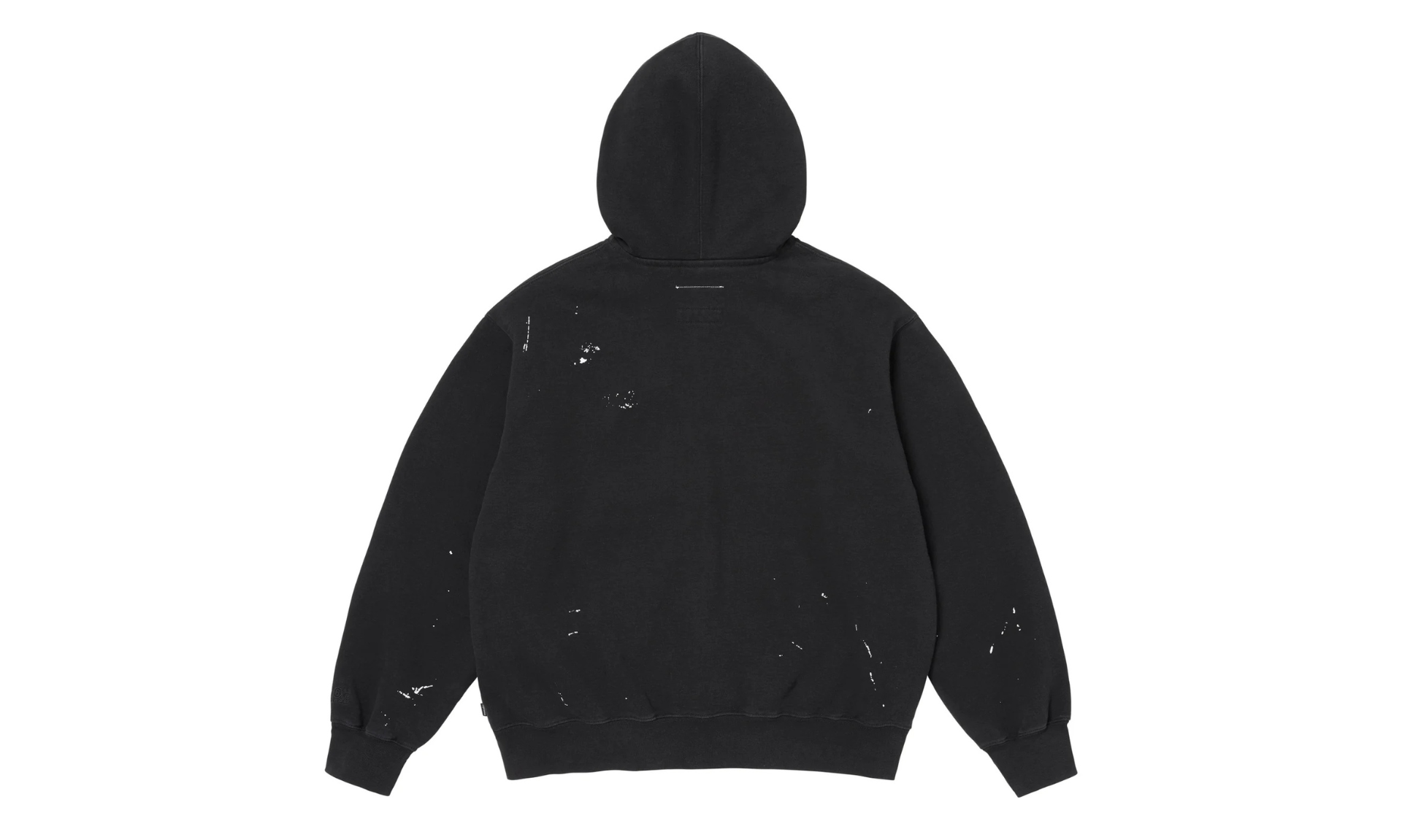 Supreme MM6 Maison Margiela Box Logo Zip Up Hooded Sweatshirt Black