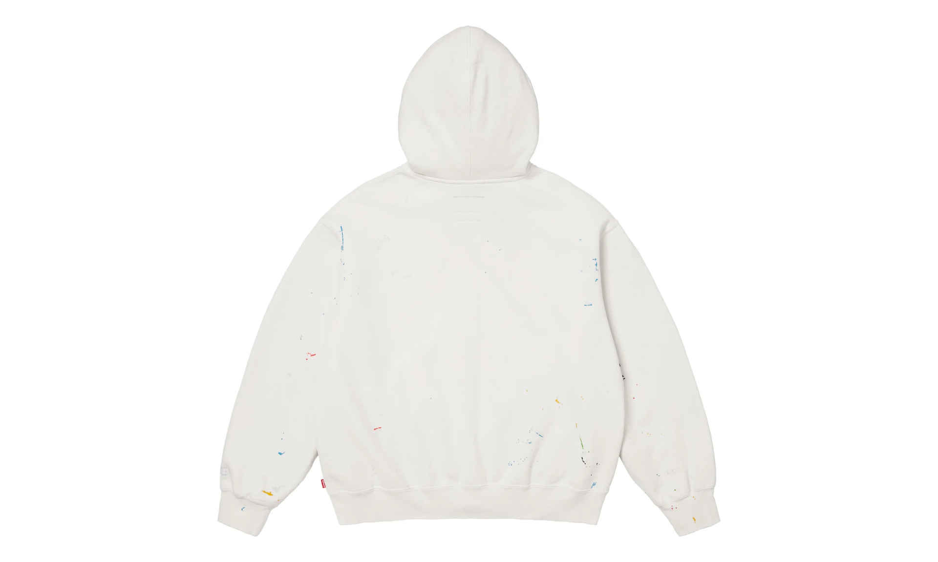 Supreme MM6 Maison Margiela Box Logo Zip Up Hooded Sweatshirt White