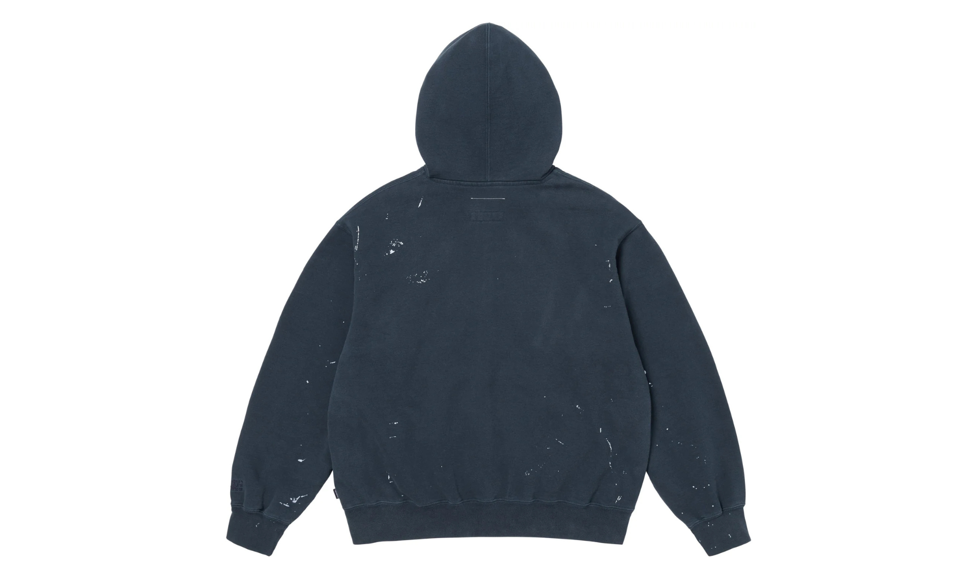Supreme MM6 Maison Margiela Box Logo Zip Up Hooded Sweatshirt Navy