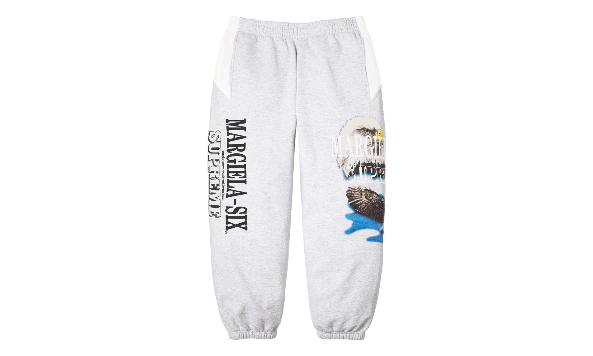 Supreme MM6 Maison Margiela Eagle Sweatpant White Grey