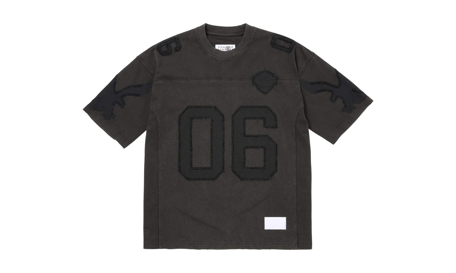 Supreme MM6 Maison Margiela Cotton Football Jersey Black