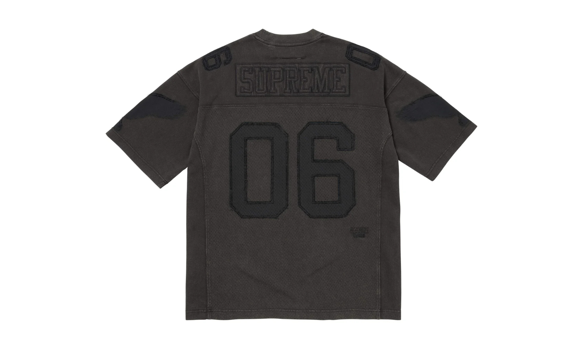 Supreme MM6 Maison Margiela Cotton Football Jersey Black