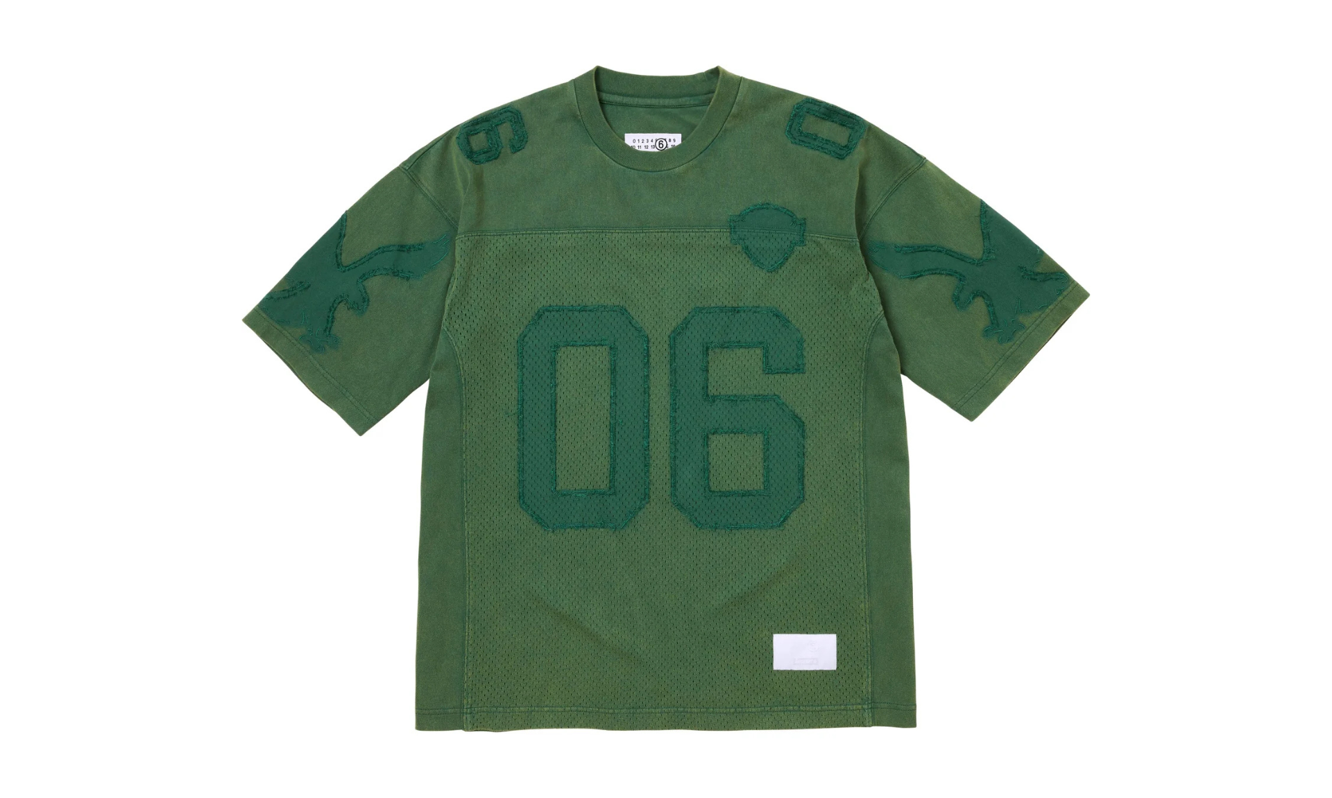 Supreme MM6 Maison Margiela Cotton Football Jersey Green