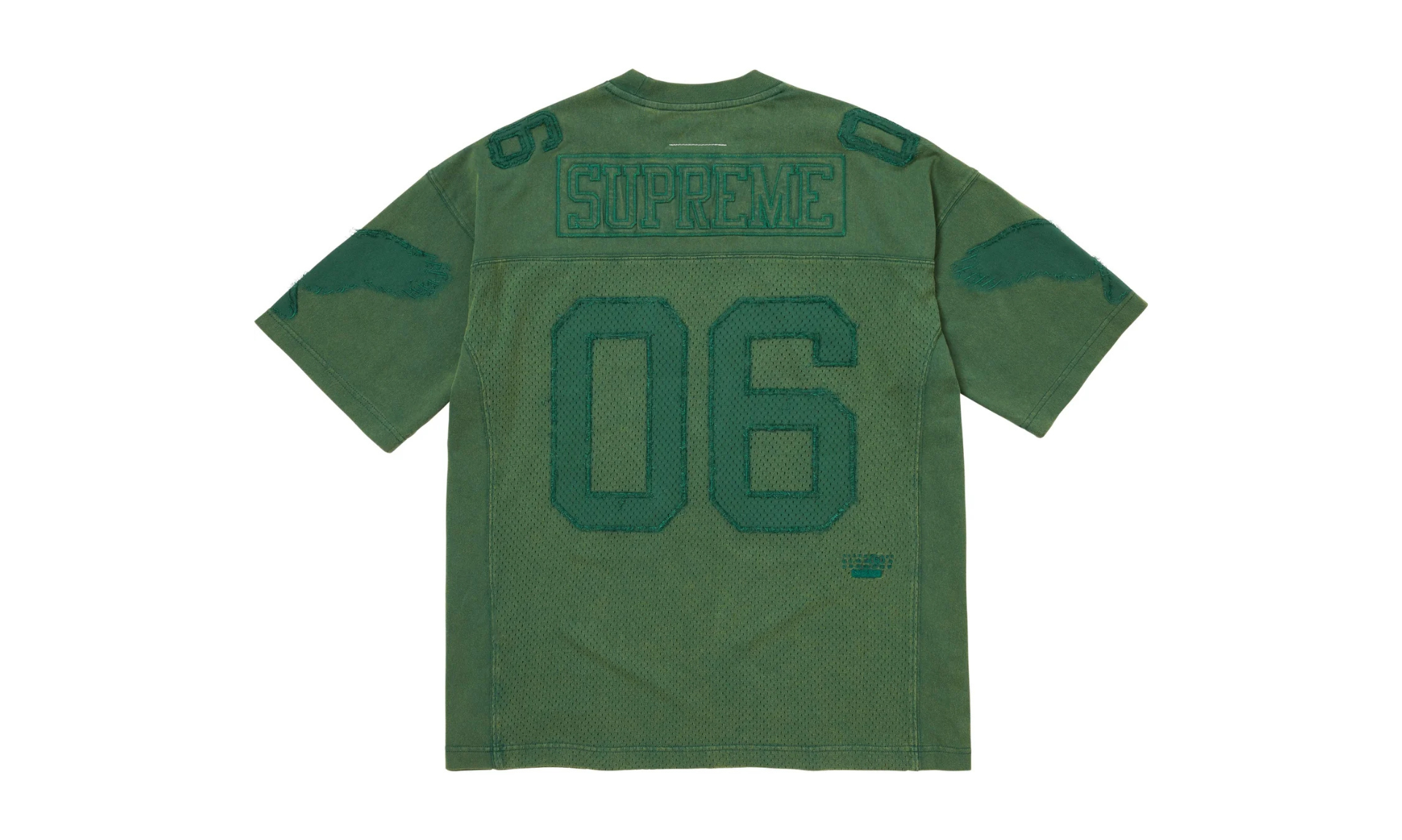 Supreme MM6 Maison Margiela Cotton Football Jersey Green