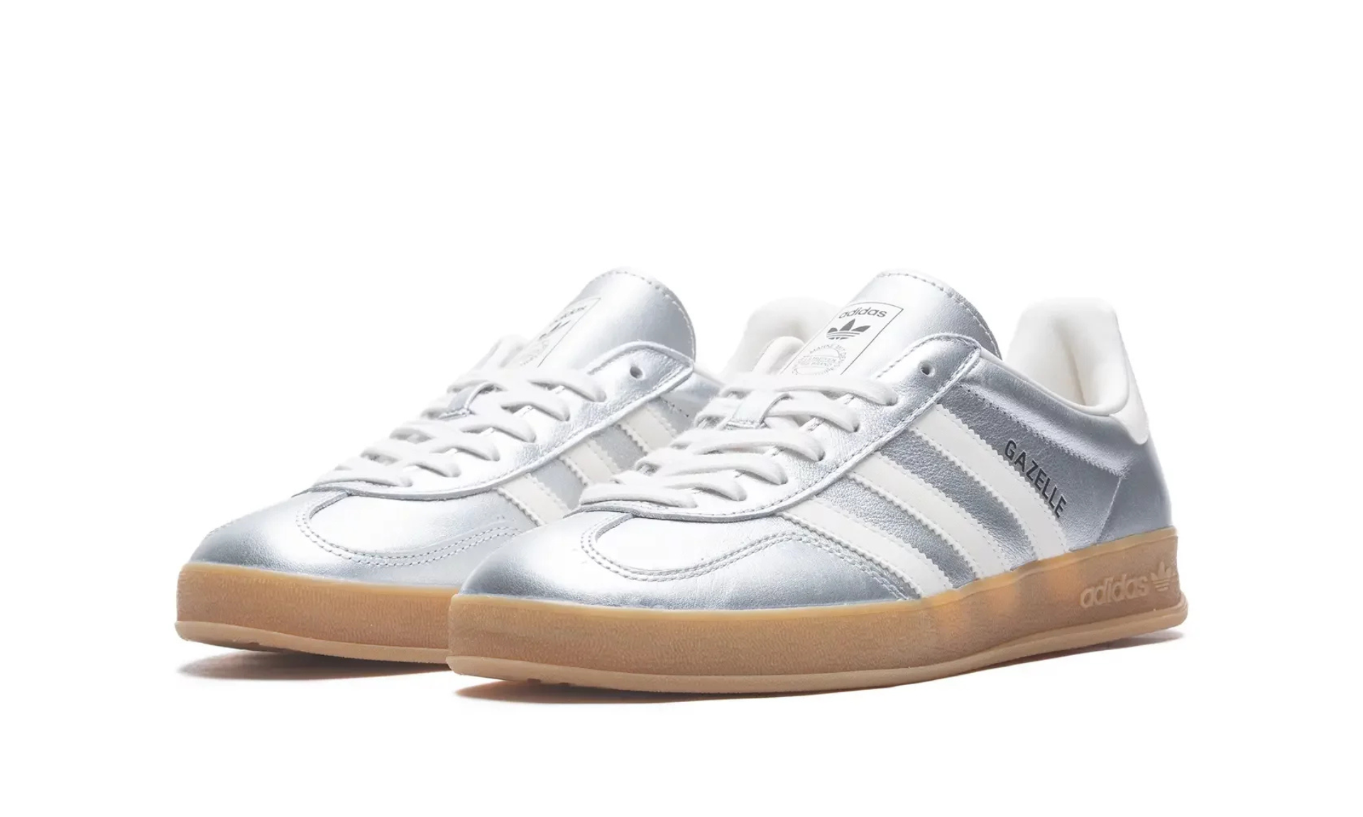 Adidas Gazelle Indoor Silver Metallic Core White