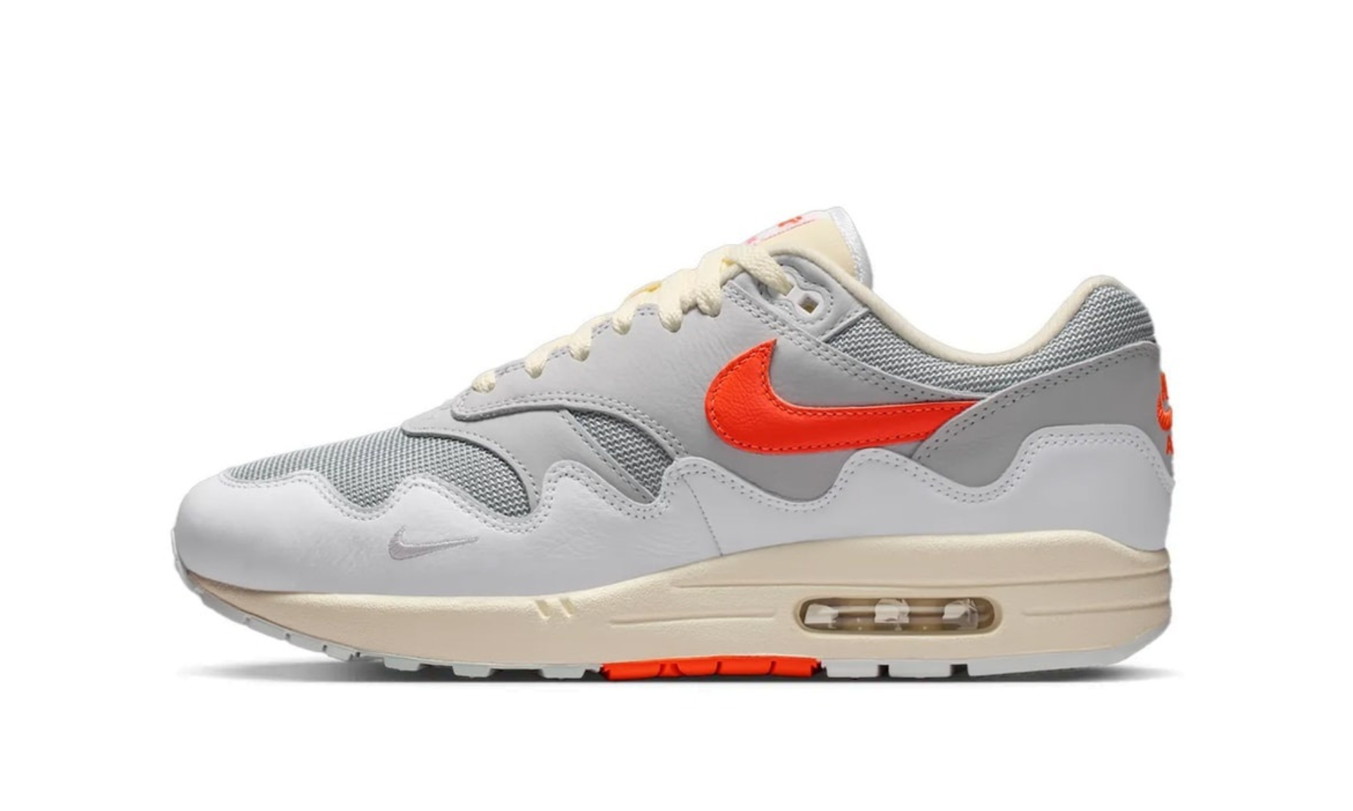 Nike Air Max 1 Patta Waves White Hyper Crimson
