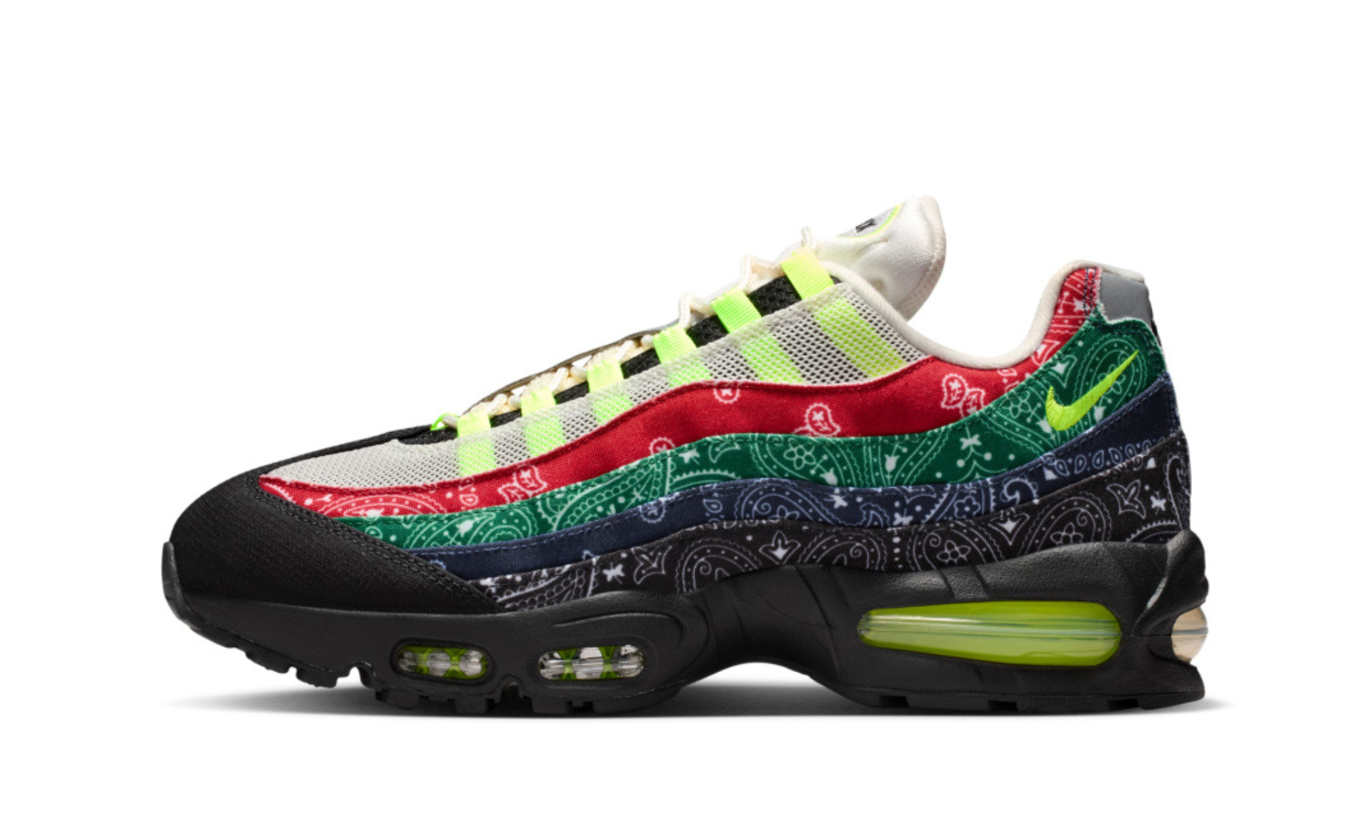 Nike Air Max 95 OG Big Bubble Neon Paisley Bandana