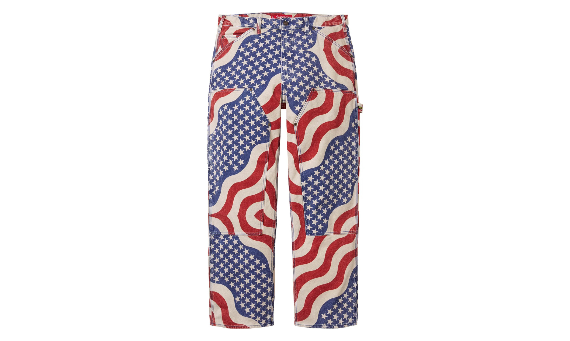 Supreme Flag Double Knee Painter Pant Multicolor